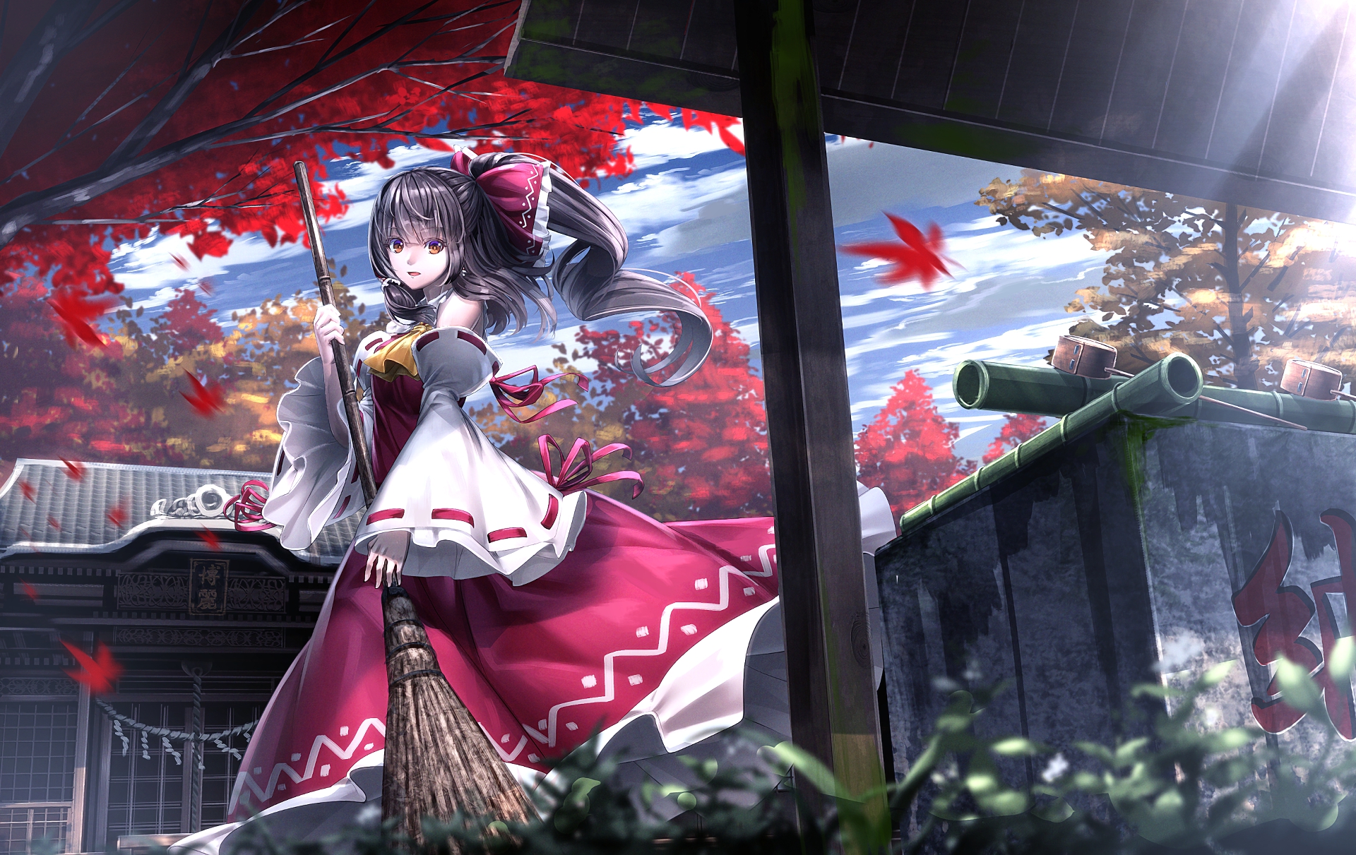 Free download wallpaper Anime, Touhou, Reimu Hakurei on your PC desktop