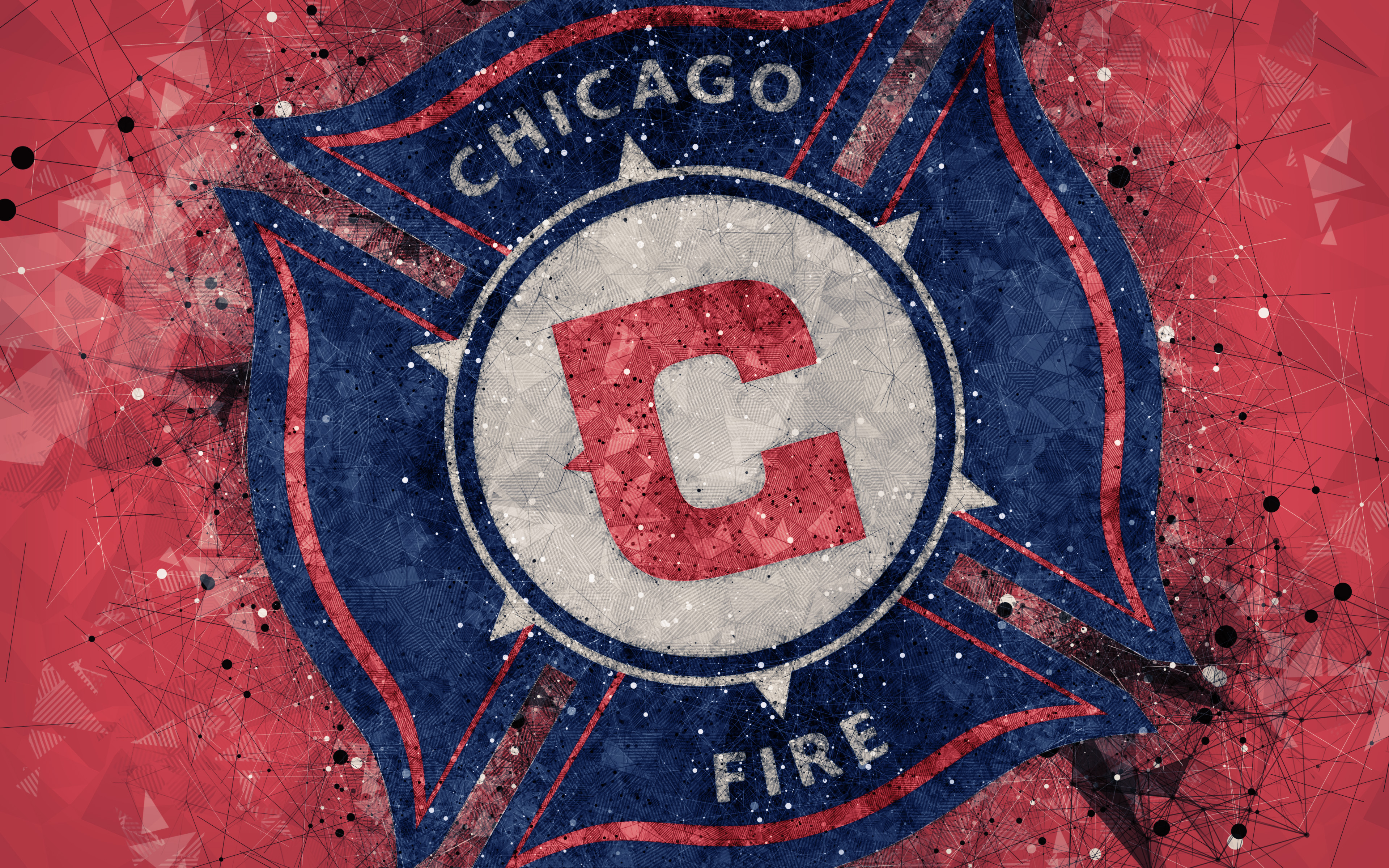 Téléchargez des papiers peints mobile Logo, Des Sports, Emblème, Football, Mls, Chicago Fire Fc gratuitement.