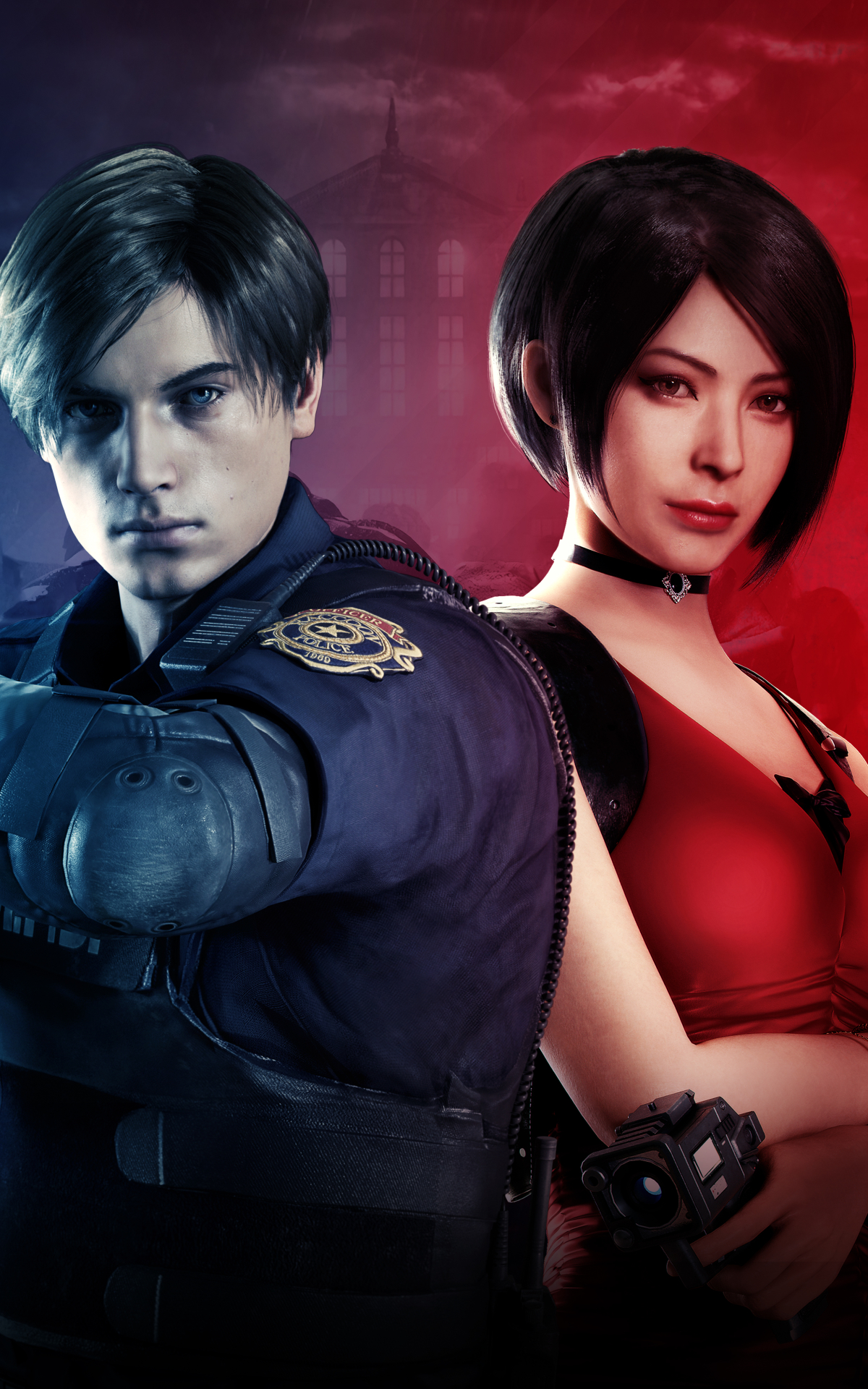 Download mobile wallpaper Resident Evil, Video Game, Leon S Kennedy, Ada Wong, Resident Evil 2 (2019) for free.