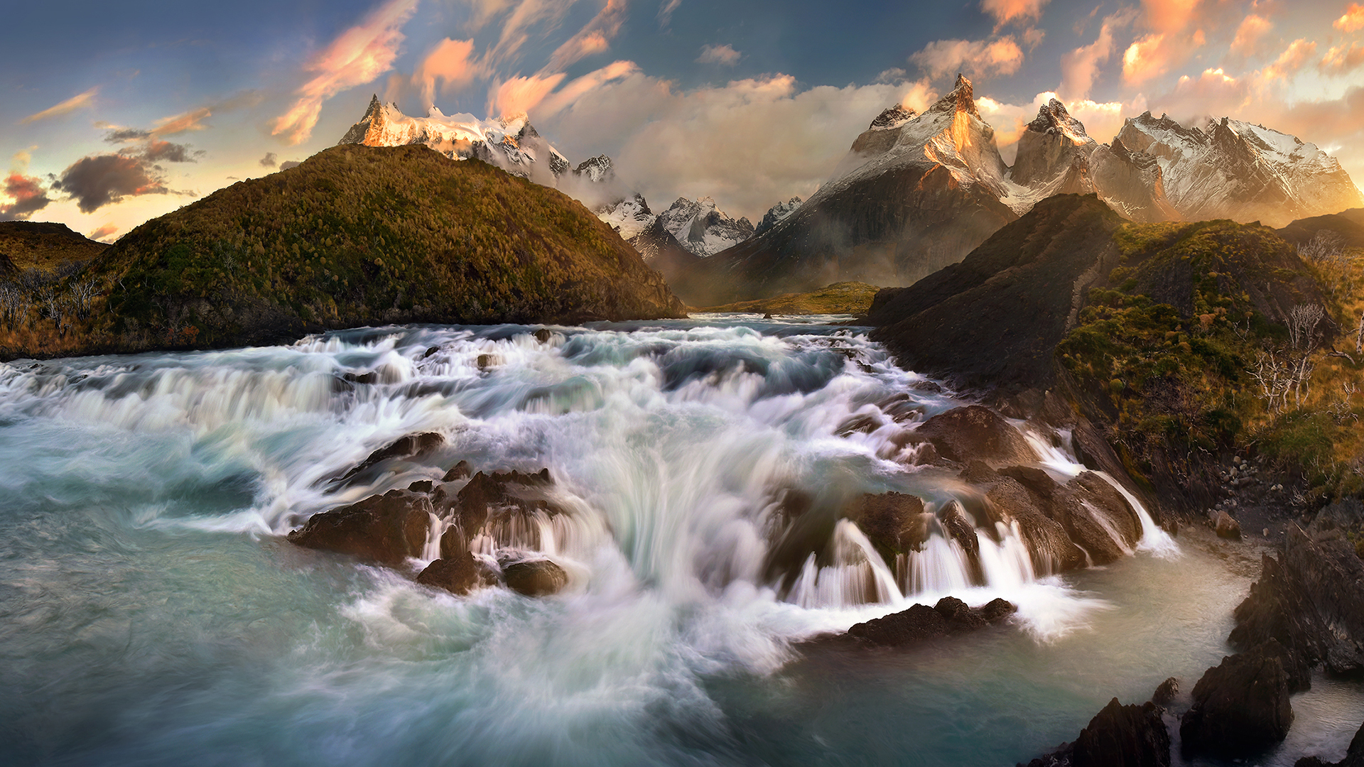 Free download wallpaper Landscape, Mountain, Earth, River on your PC desktop