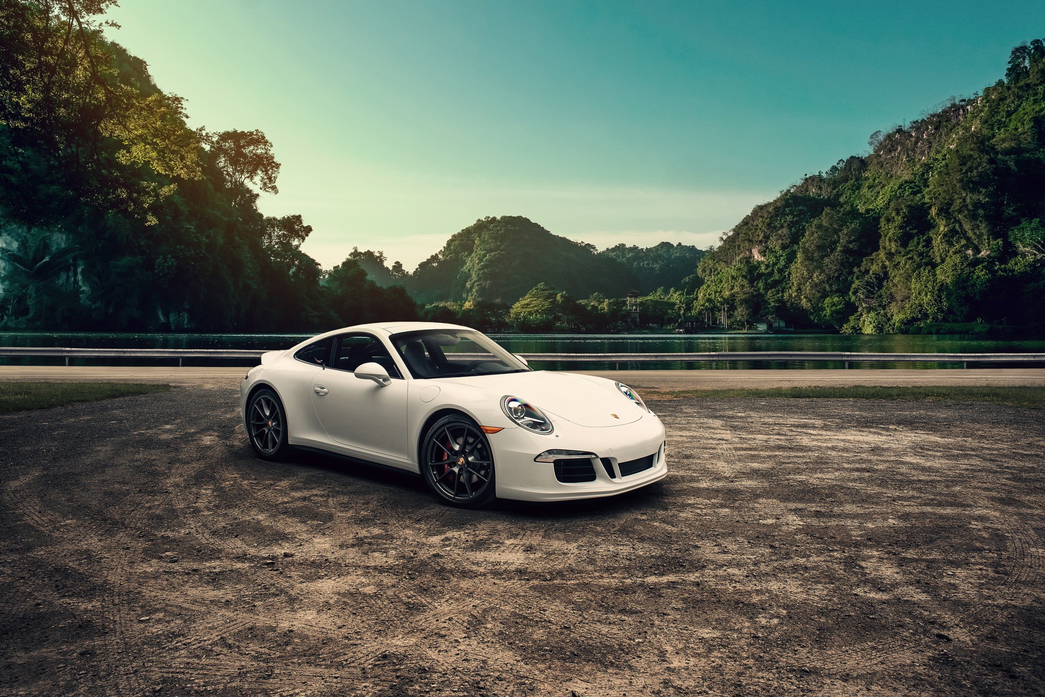 Téléchargez des papiers peints mobile Porsche, Porsche 911, Véhicules, Voiture Blanche gratuitement.