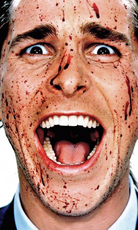 Baixar papel de parede para celular de Sangue, Filme, Christian Bale, Psicopata Americano gratuito.