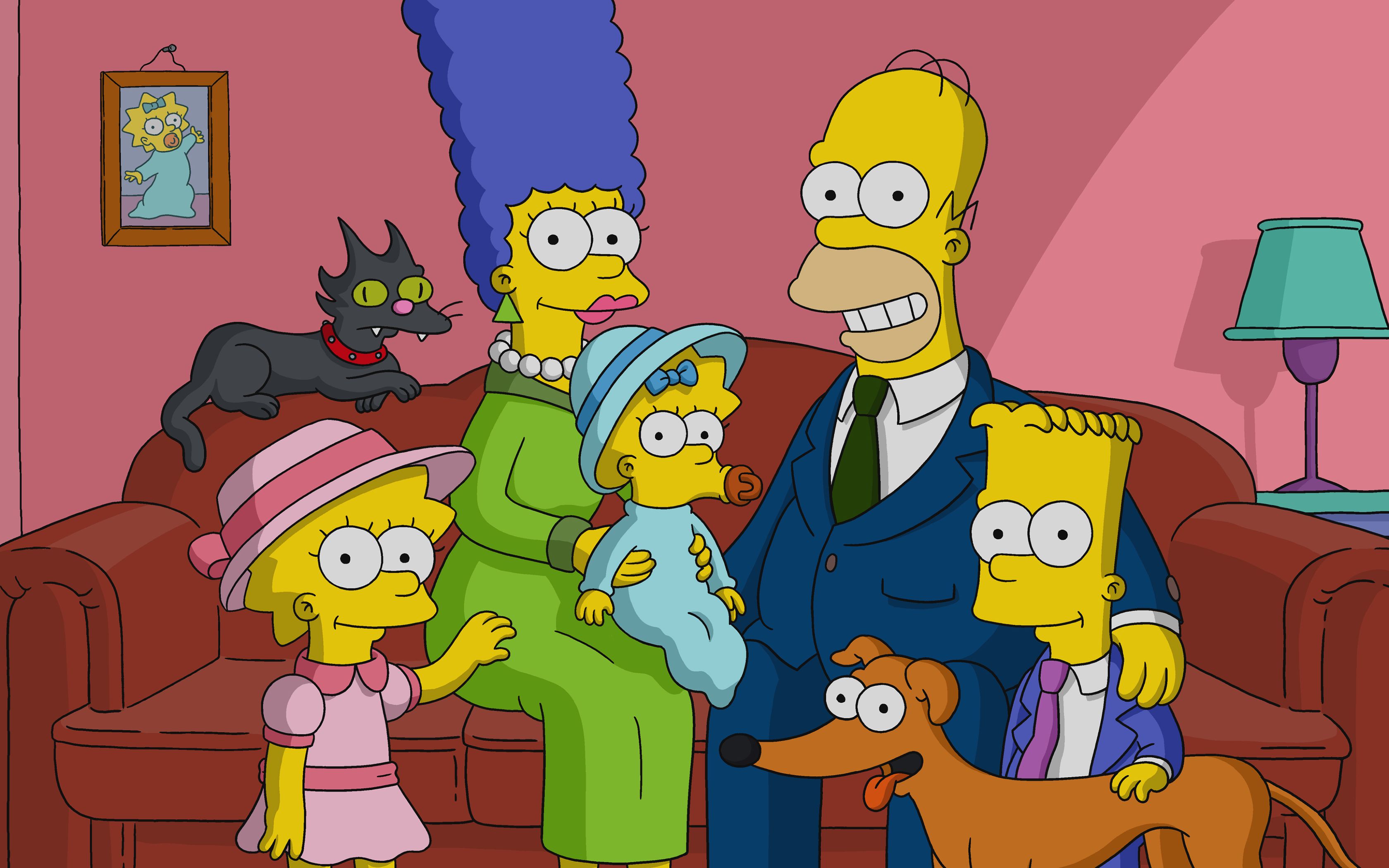 Download mobile wallpaper Maggie Simpson, The Simpsons, Bart Simpson, Homer Simpson, Lisa Simpson, Marge Simpson, Tv Show for free.