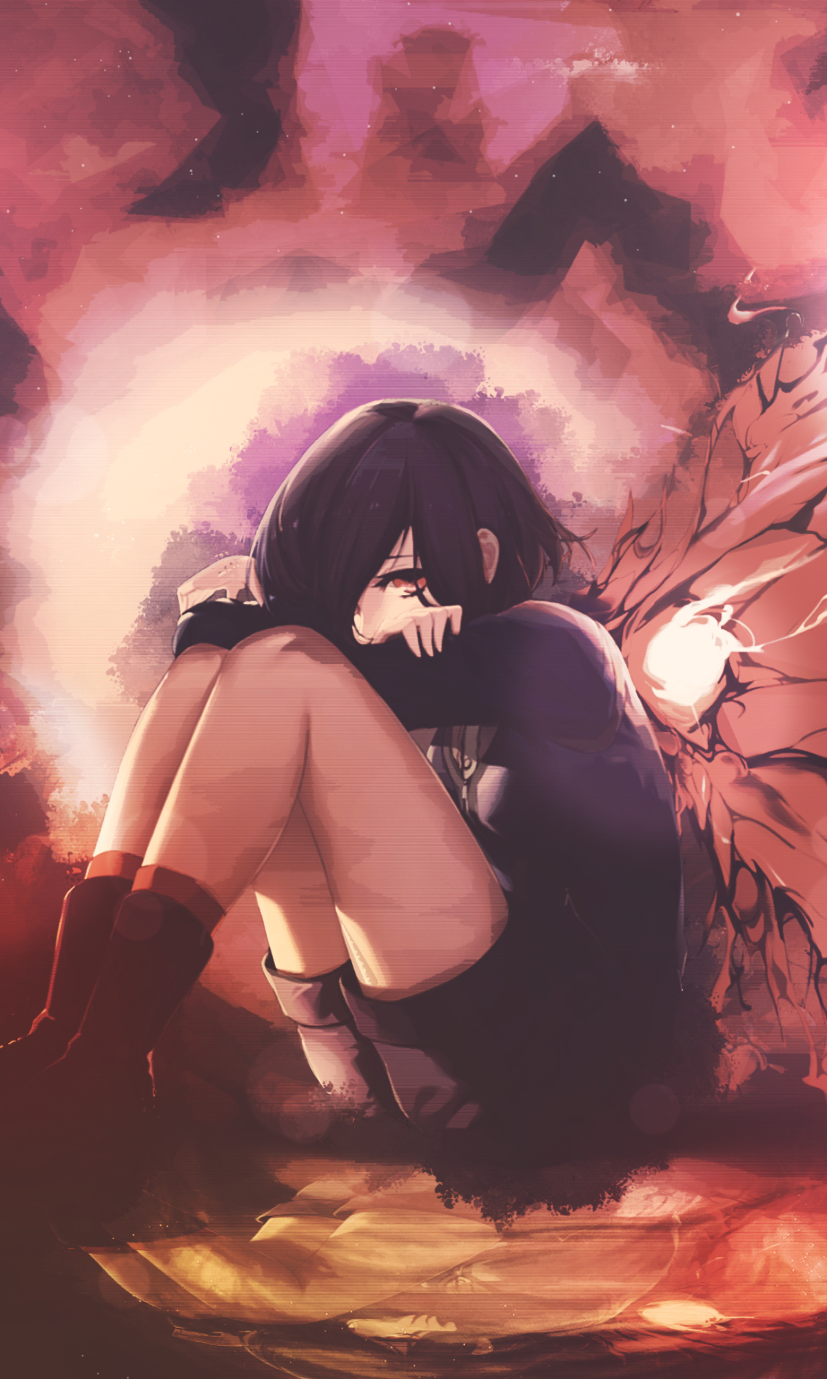 Handy-Wallpaper Animes, Tokyo Ghoul, Touka Kirishima kostenlos herunterladen.