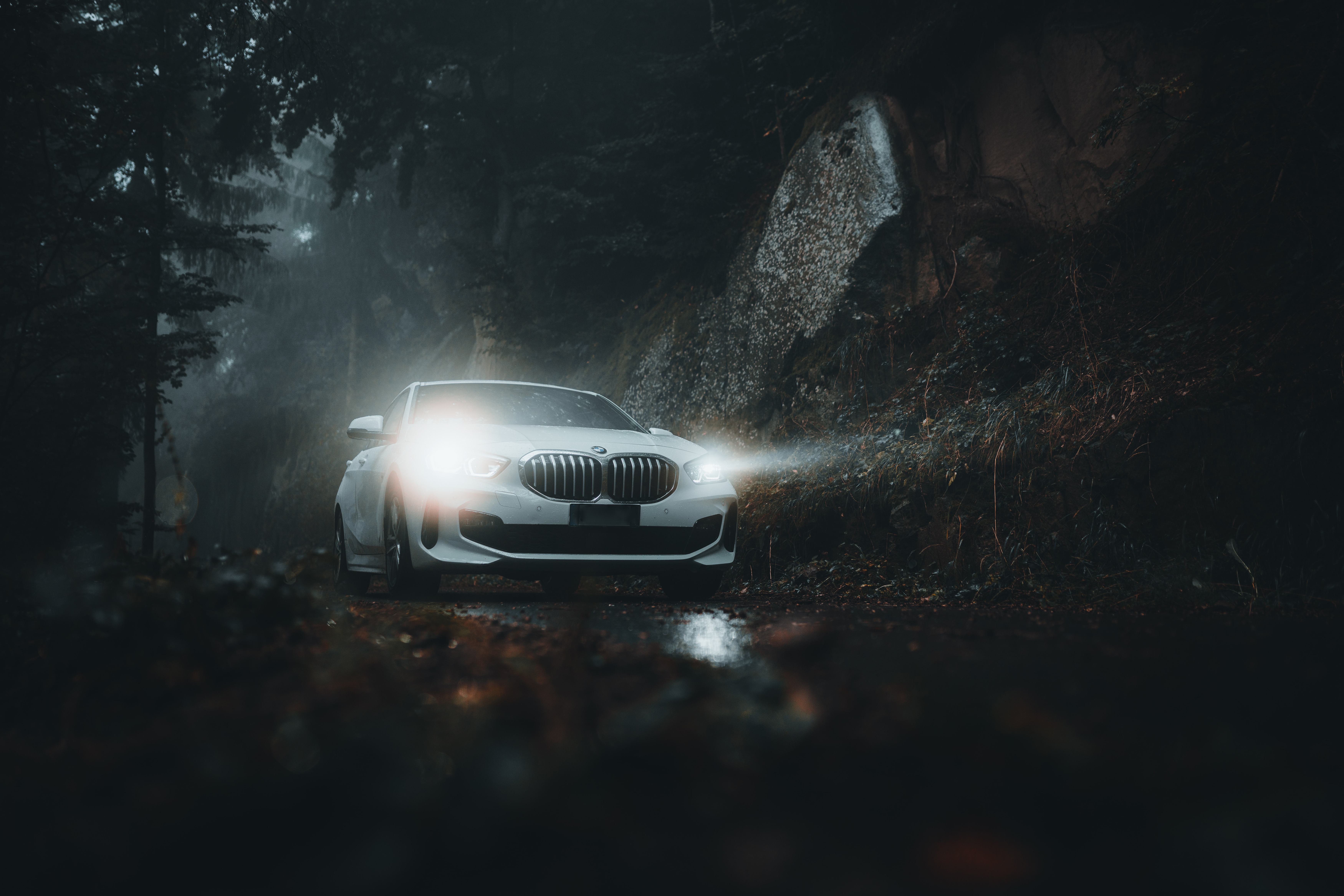 Free download wallpaper Shine, Cars, Light, Front View, Car, Bmw on your PC desktop