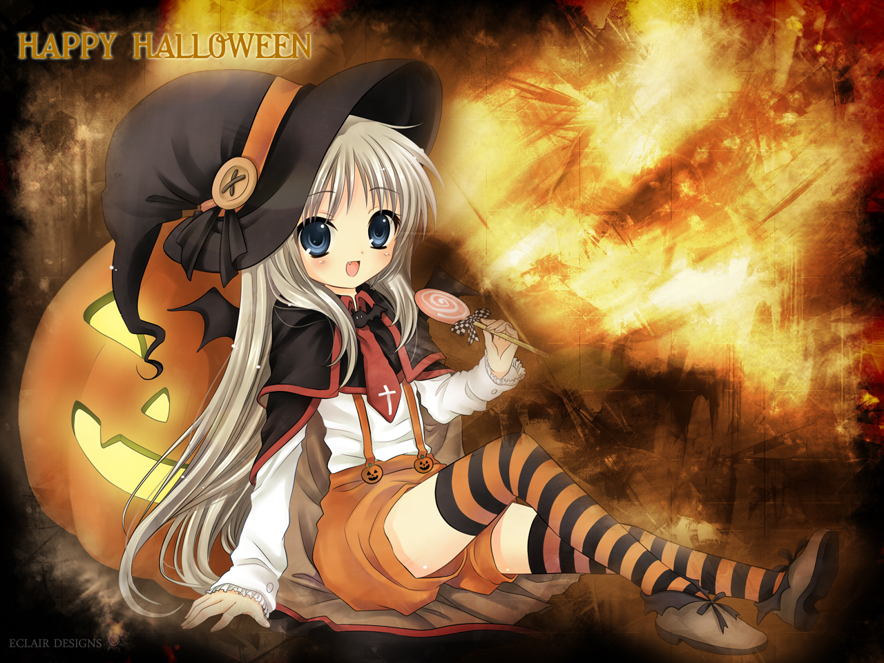 anime, little busters!, halloween
