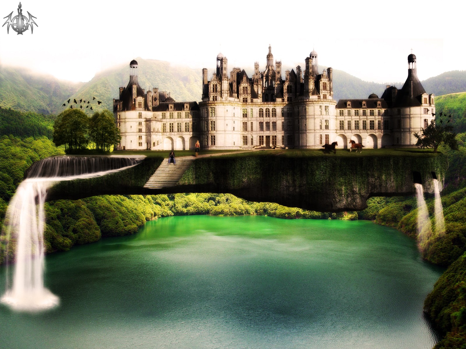 Laden Sie das Fantasie, Schloss, Schlösser-Bild kostenlos auf Ihren PC-Desktop herunter