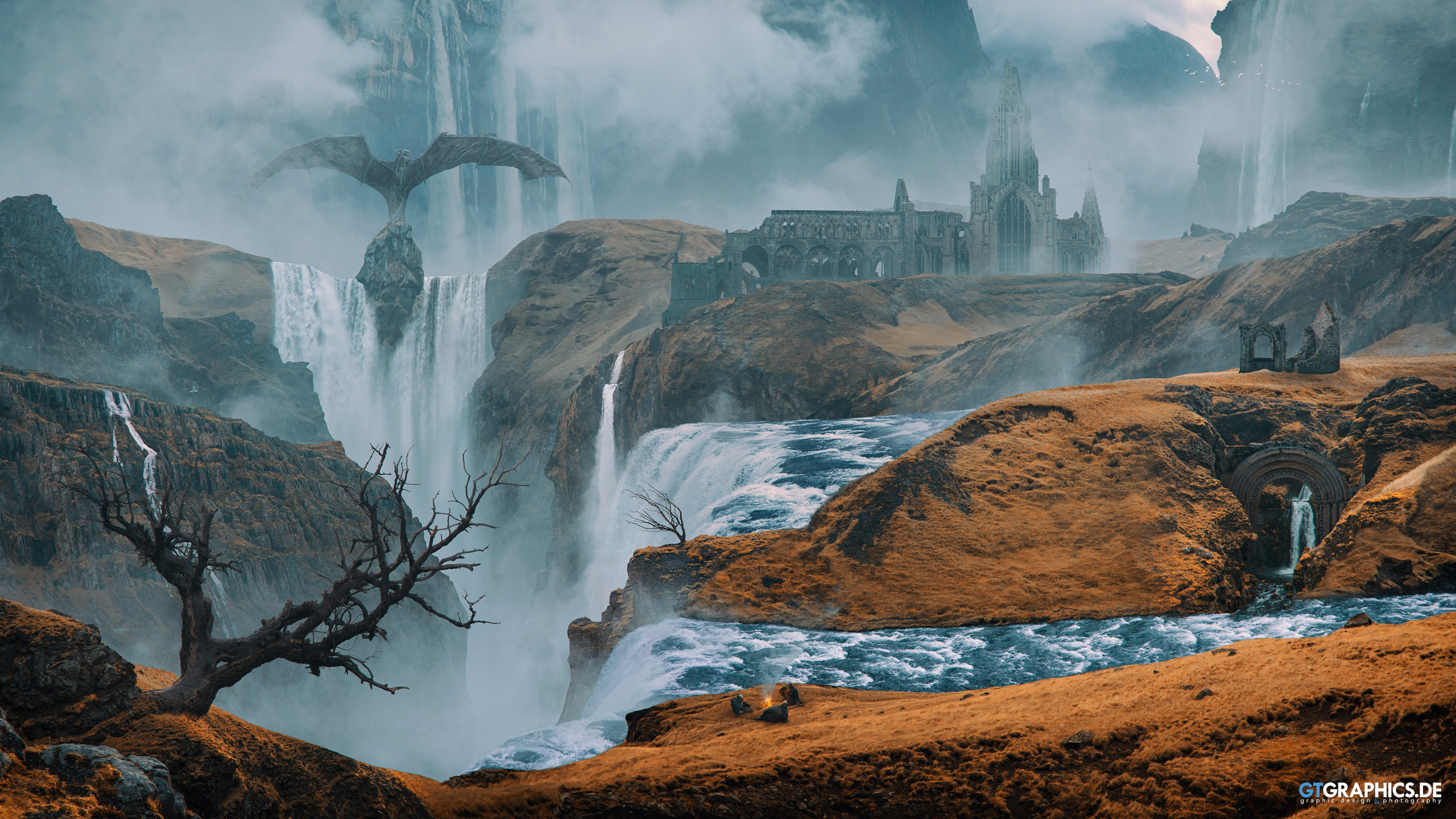 Free download wallpaper Landscape, Fantasy on your PC desktop