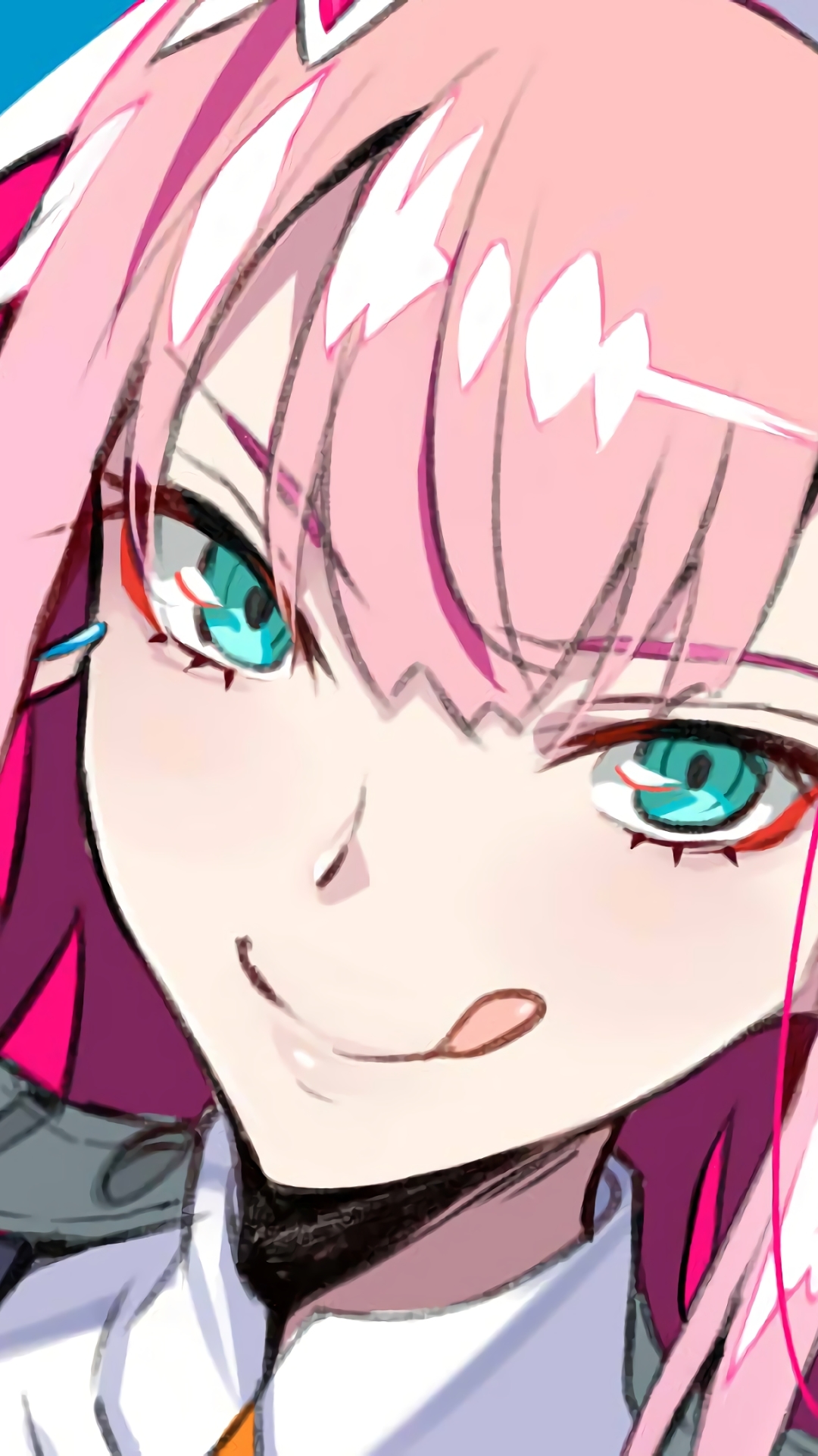 Handy-Wallpaper Animes, Darling In The Franxx, Zero Two (Liebling Im Franxx) kostenlos herunterladen.