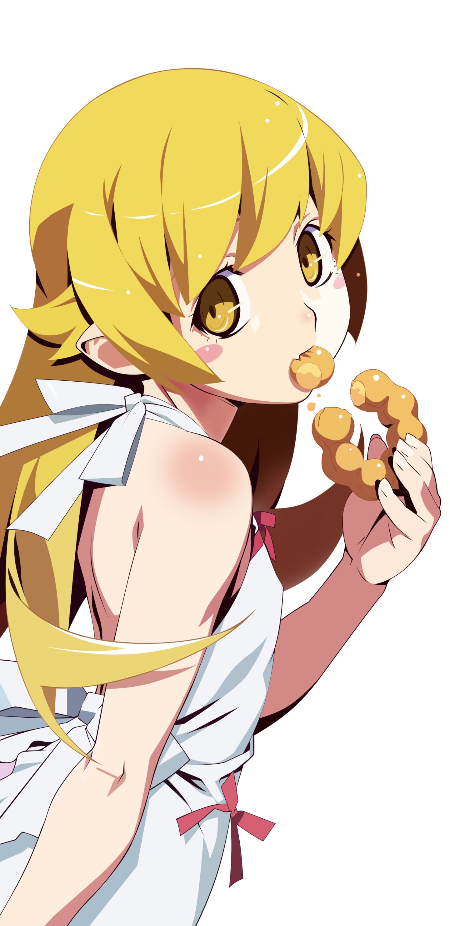 Handy-Wallpaper Animes, Monogatari (Serie), Shinobu Oshino kostenlos herunterladen.