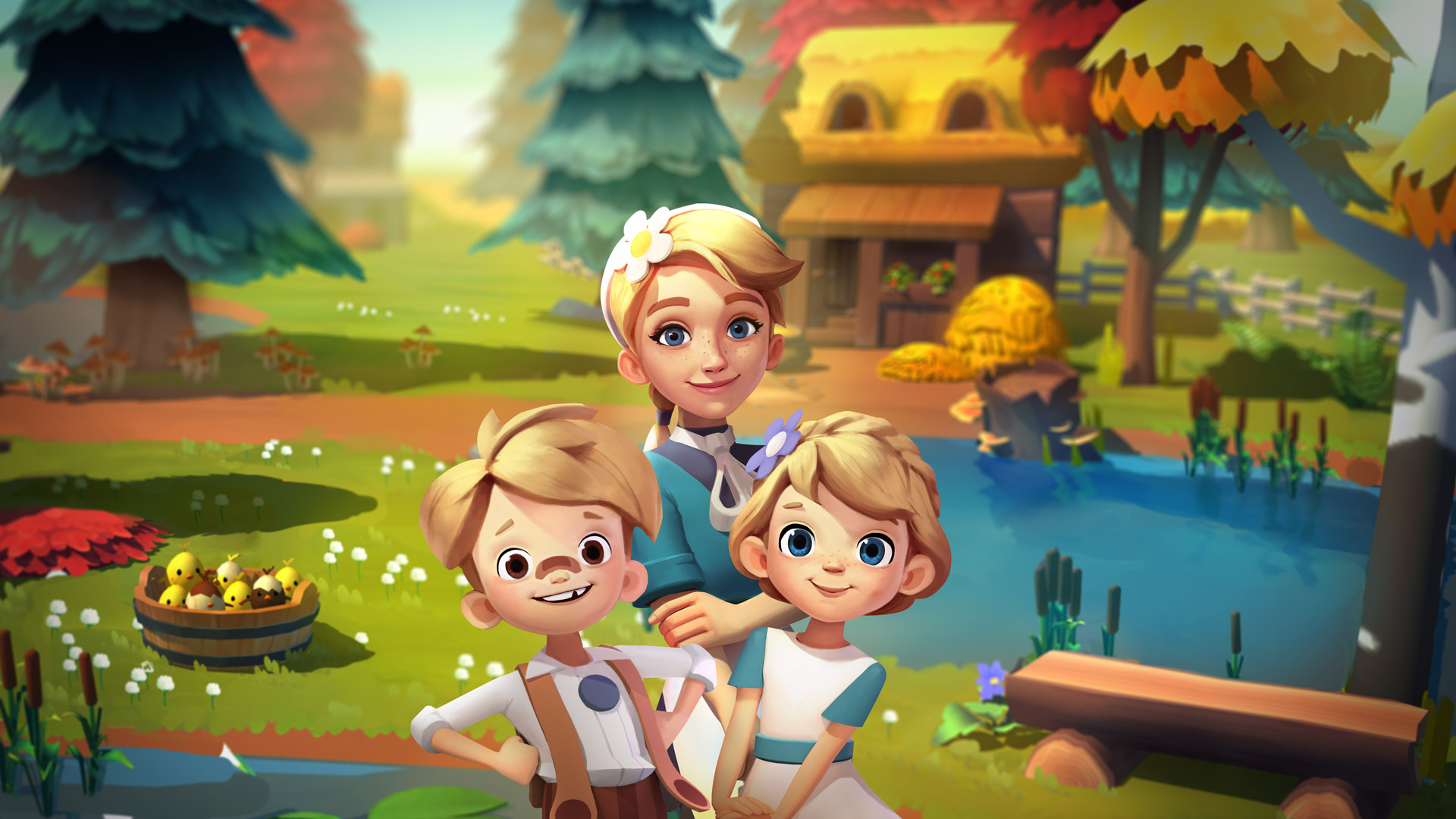 HD wallpaper video game, big farm: story