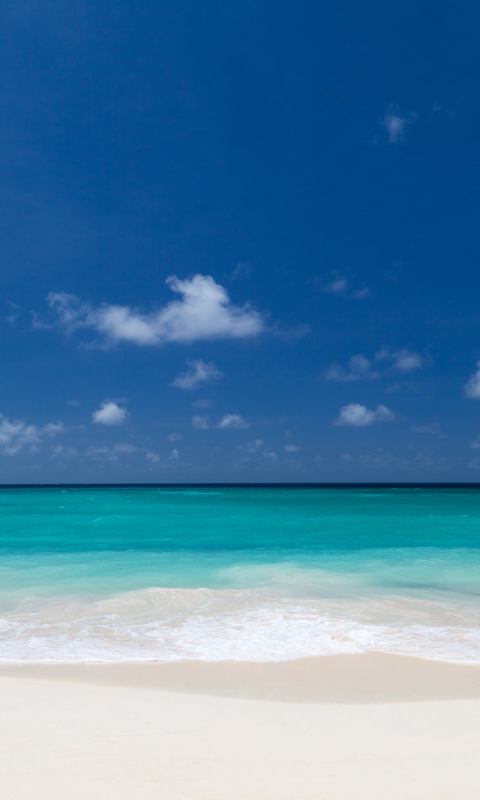 Download mobile wallpaper Sky, Beach, Horizon, Ocean, Earth, Seascape for free.