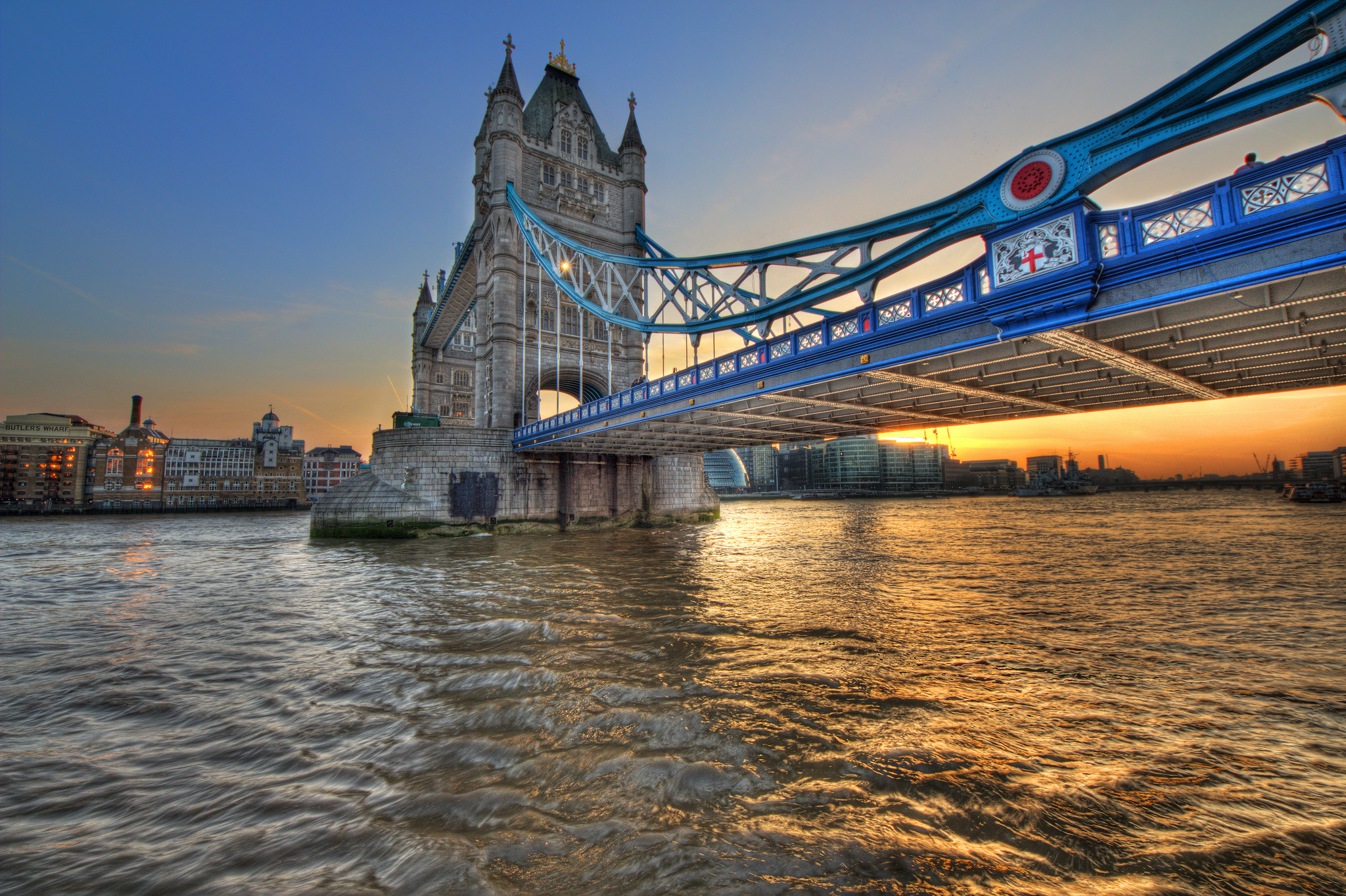 Download mobile wallpaper Tower Bridge, London, Bridges, Man Made for free.