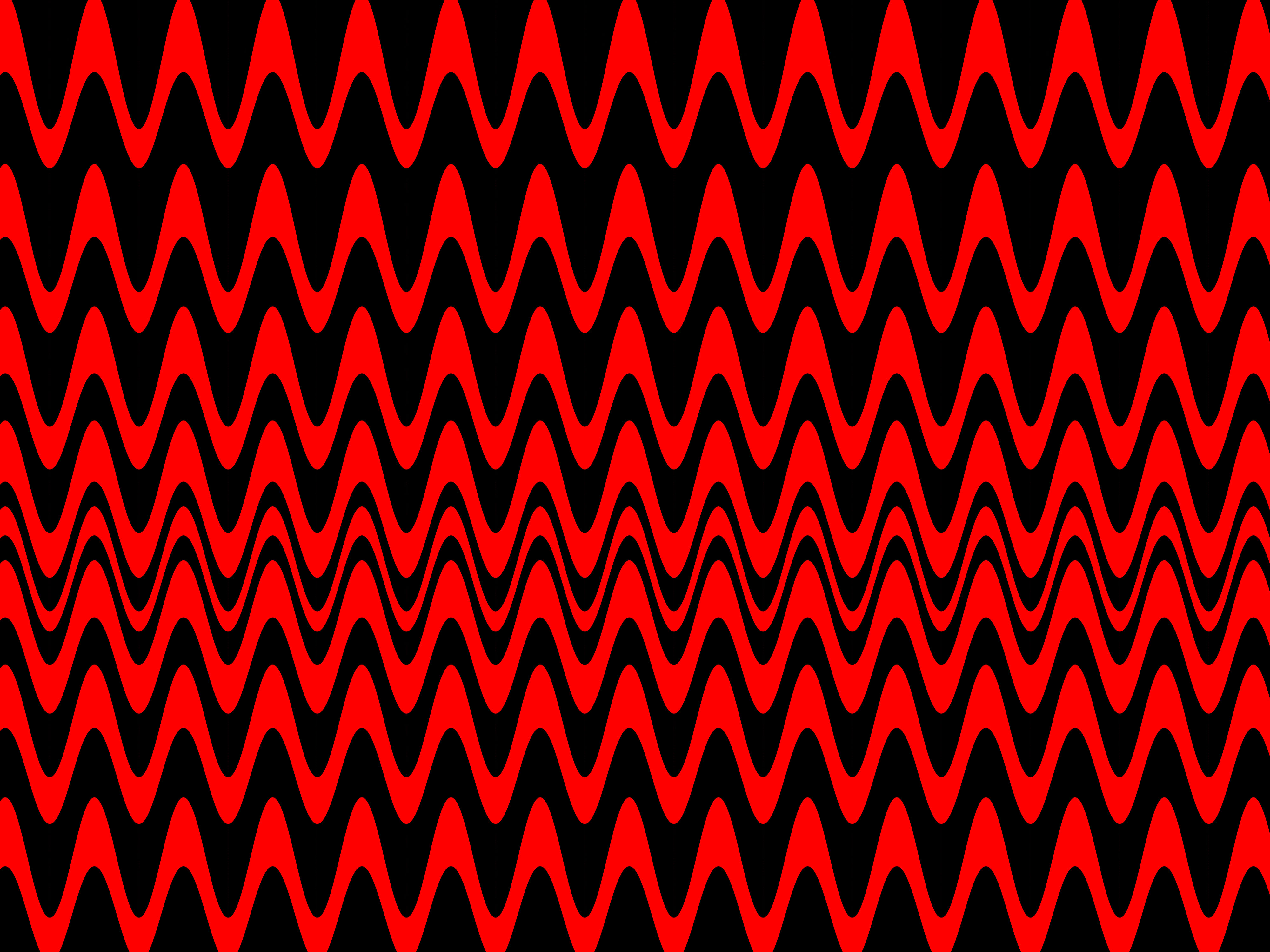 無料モバイル壁紙波, 赤い, 黒い, 抽象をダウンロードします。