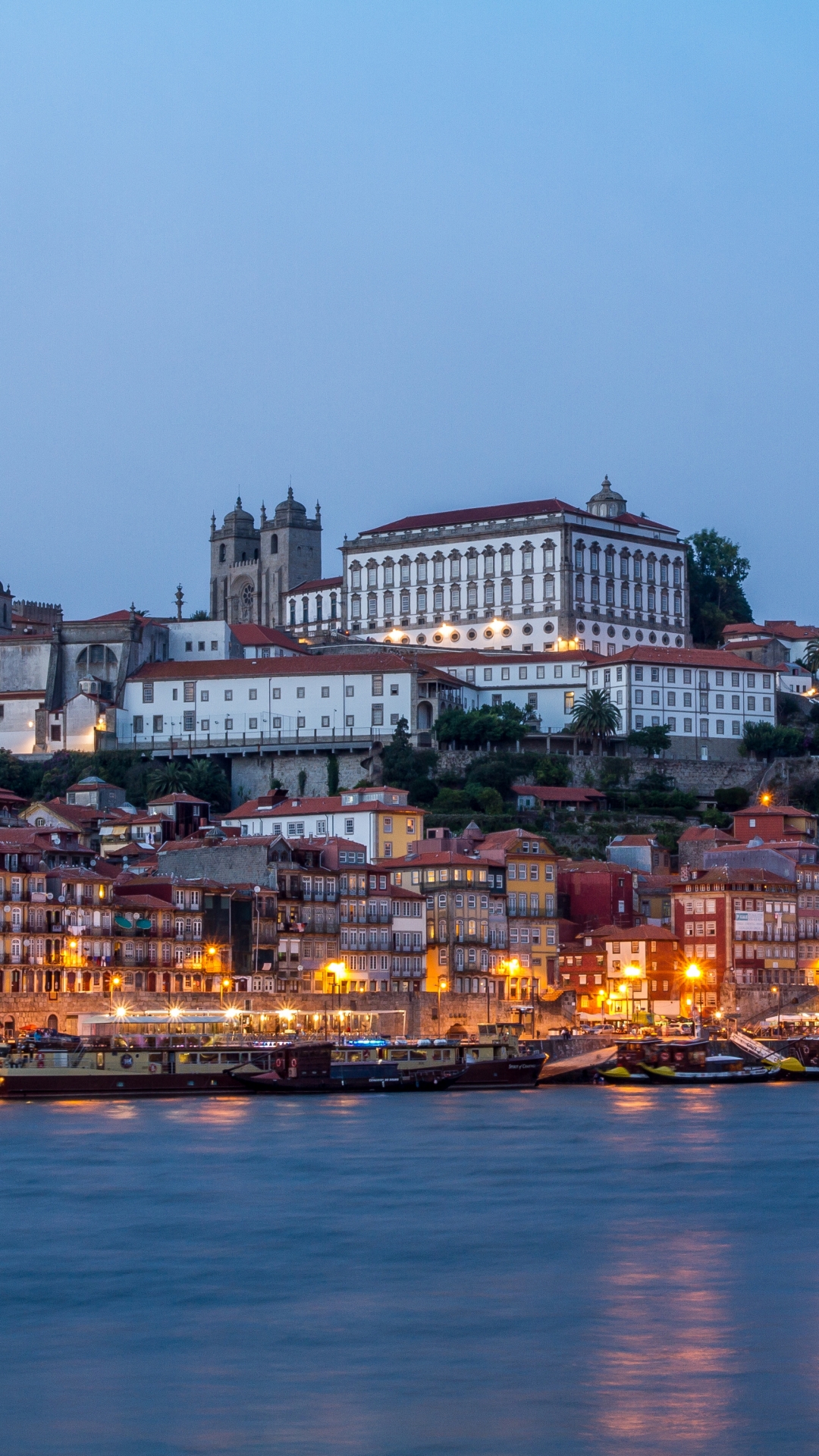 portugal, man made, porto, city, boat, quay, church of são francisco, evening, house, cities