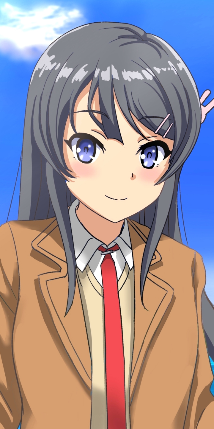 Handy-Wallpaper Animes, Mai Sakurajima, Rascal Does Not Dream Of Bunny Girl Senpai kostenlos herunterladen.