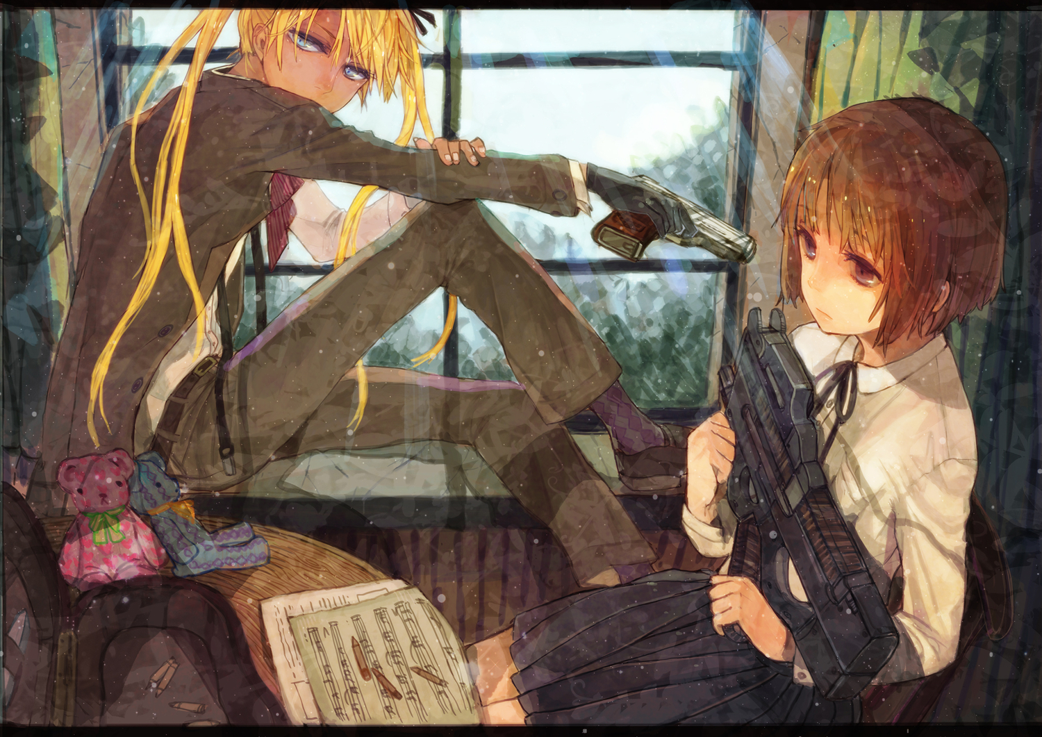 anime, gunslinger girl