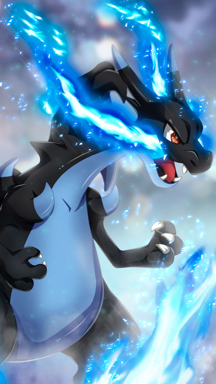 Baixar papel de parede para celular de Anime, Pokémon, Mega Charizard X (Pokémon) gratuito.