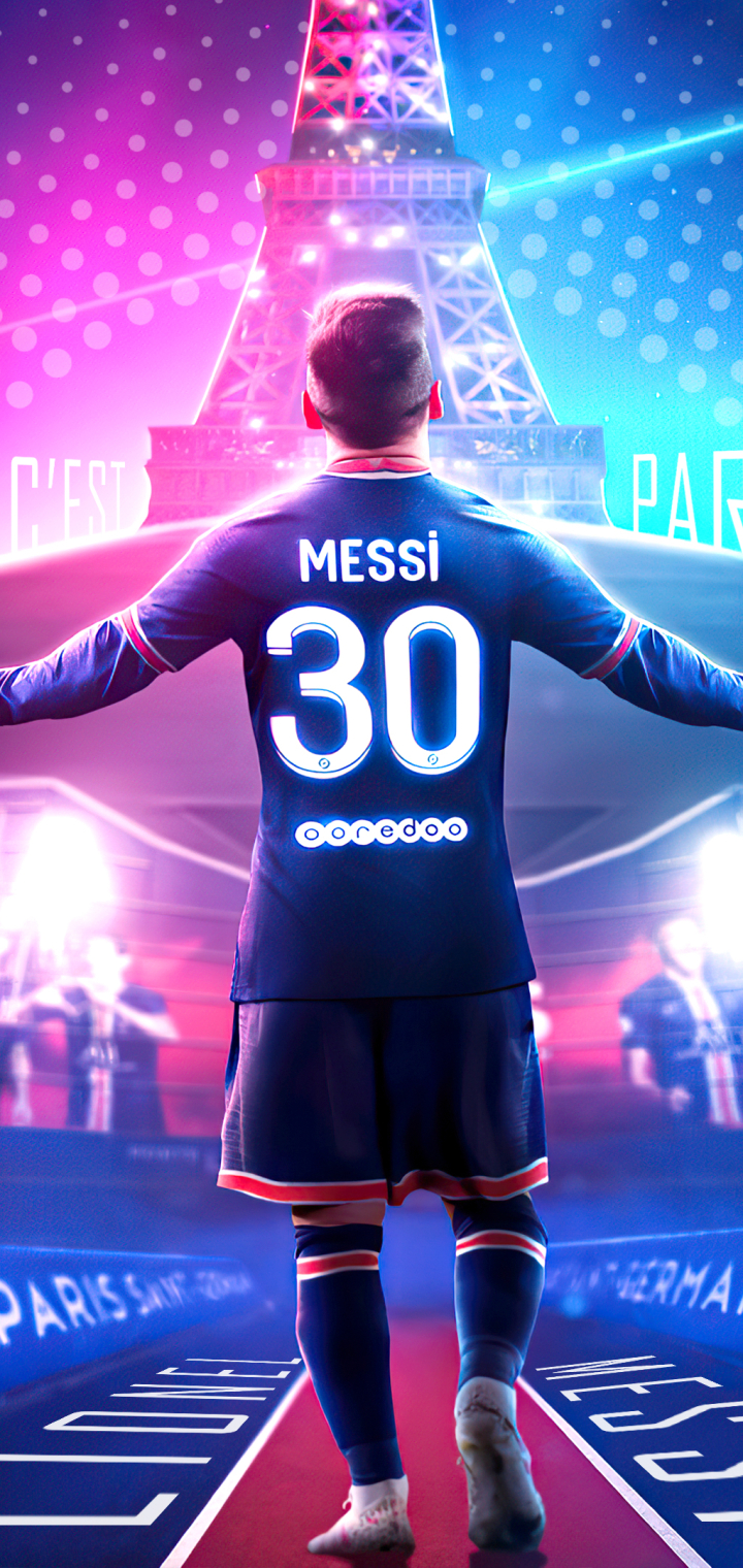 Téléchargez des papiers peints mobile Des Sports, Football, Lionel Messi, Paris Saint Germain Fc gratuitement.