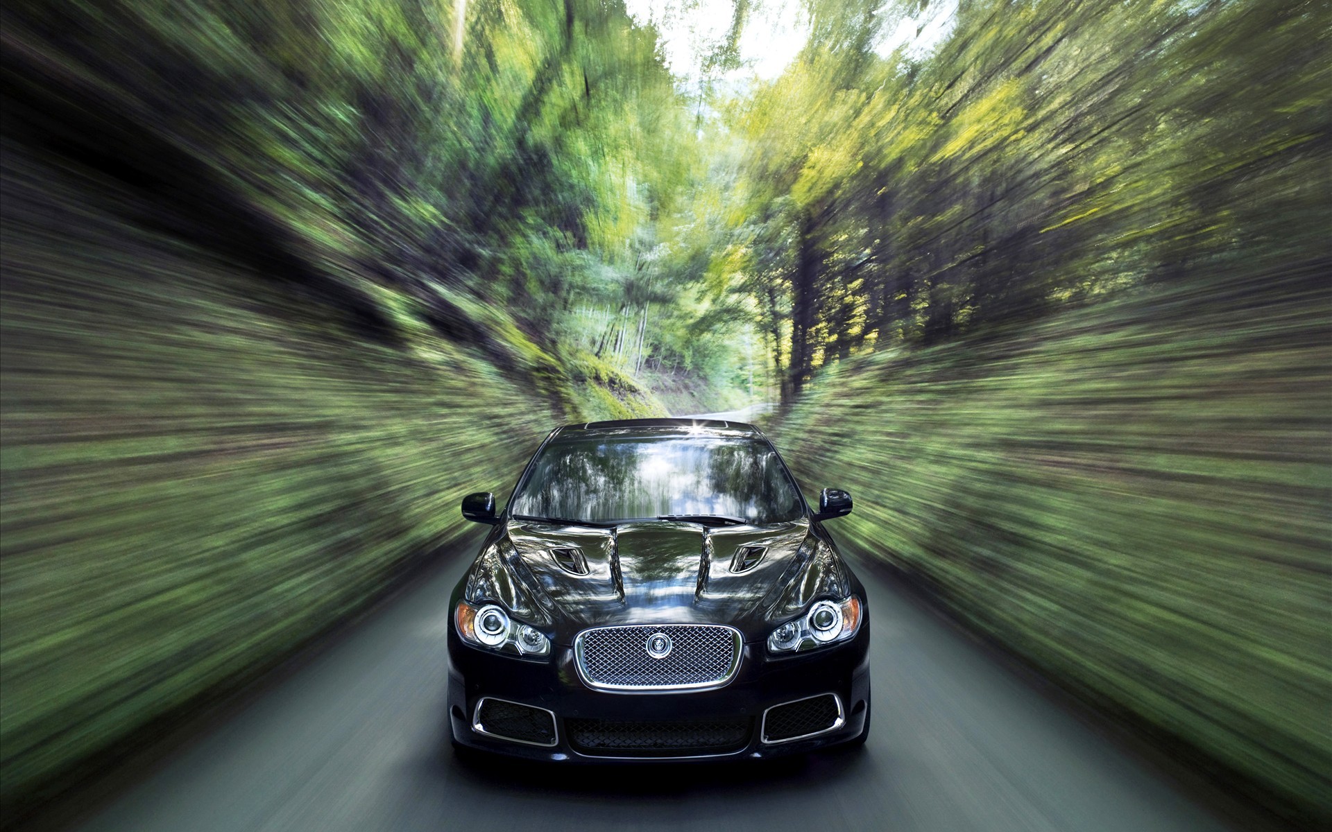 463610 baixar papel de parede veículos, jaguar xfr, carro preto, carro, desfoque de movimento, jaguar - protetores de tela e imagens gratuitamente