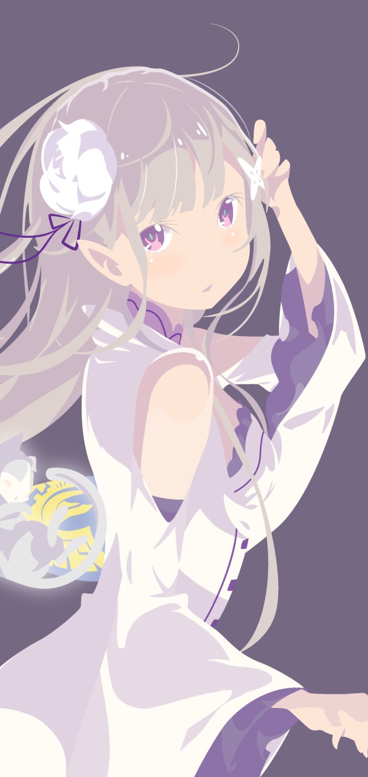 Handy-Wallpaper Animes, Emilia (Re: Zero), Re:zero Das Leben In Einer Anderen Welt Beginnen kostenlos herunterladen.