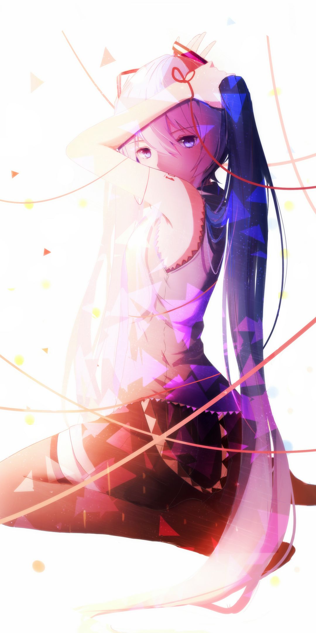 Handy-Wallpaper Rock, Vocaloid, Blaue Augen, Hatsune Miku, Animes kostenlos herunterladen.