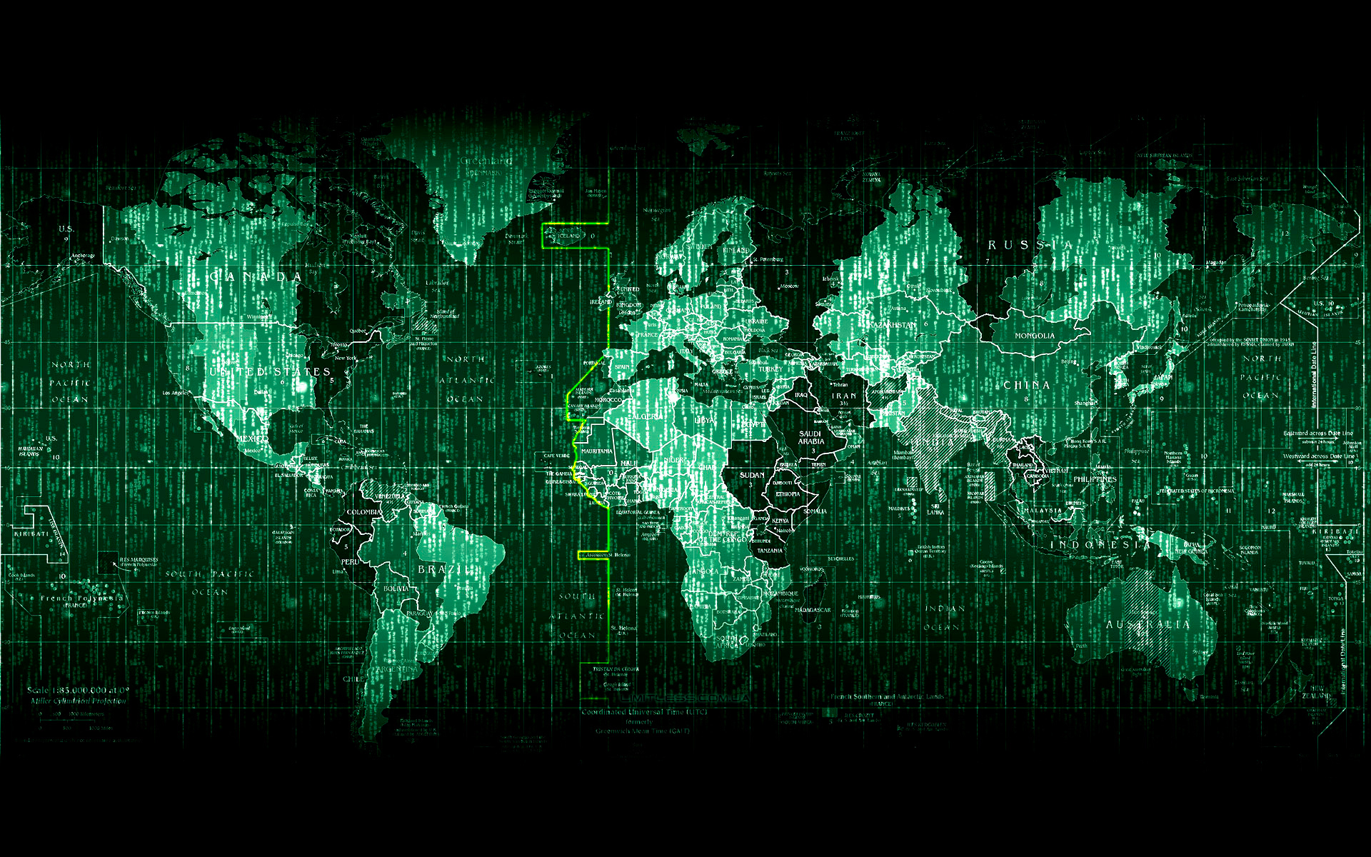 World Map  8k Backgrounds