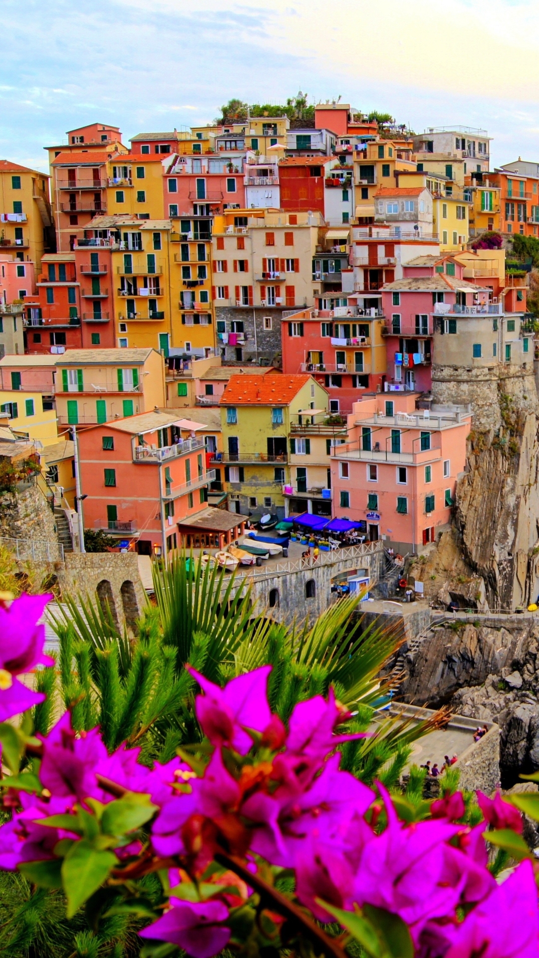 Handy-Wallpaper Städte, Italien, Manarola, Cinque Terre, Menschengemacht, Ligurien kostenlos herunterladen.