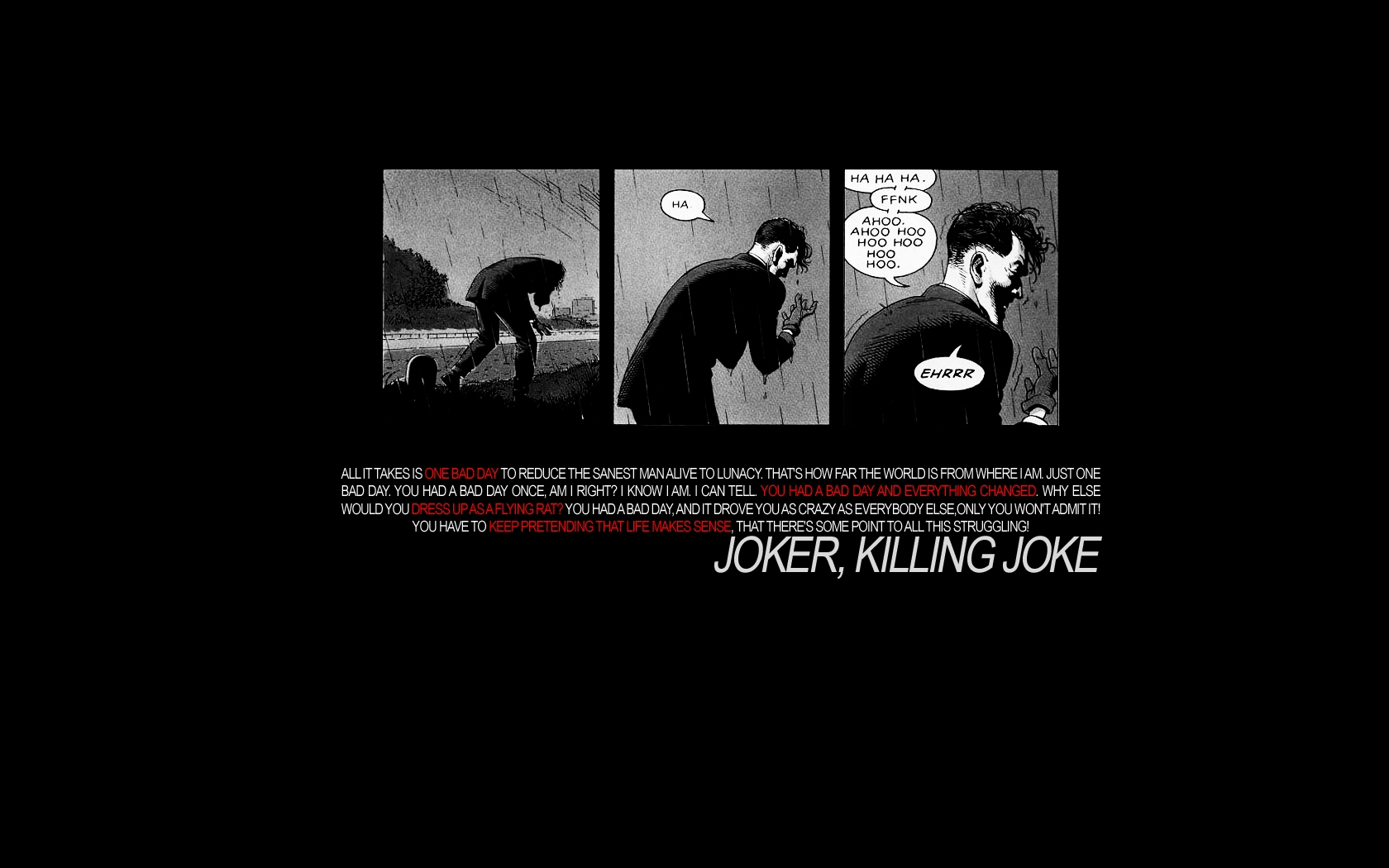 263842 Hintergrundbild herunterladen comics, batman: the killing joke, joker, the batman - Bildschirmschoner und Bilder kostenlos