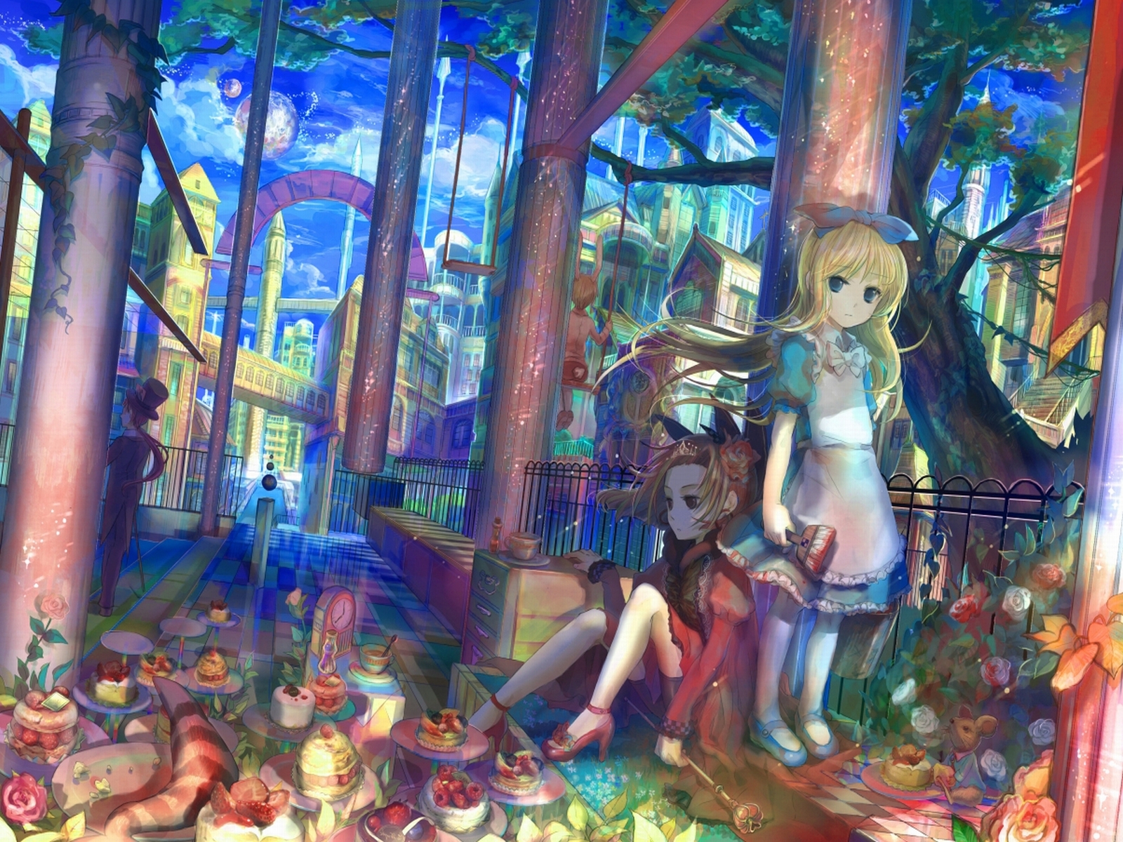 Laden Sie das Fantasie, Alice Im Wunderland-Bild kostenlos auf Ihren PC-Desktop herunter