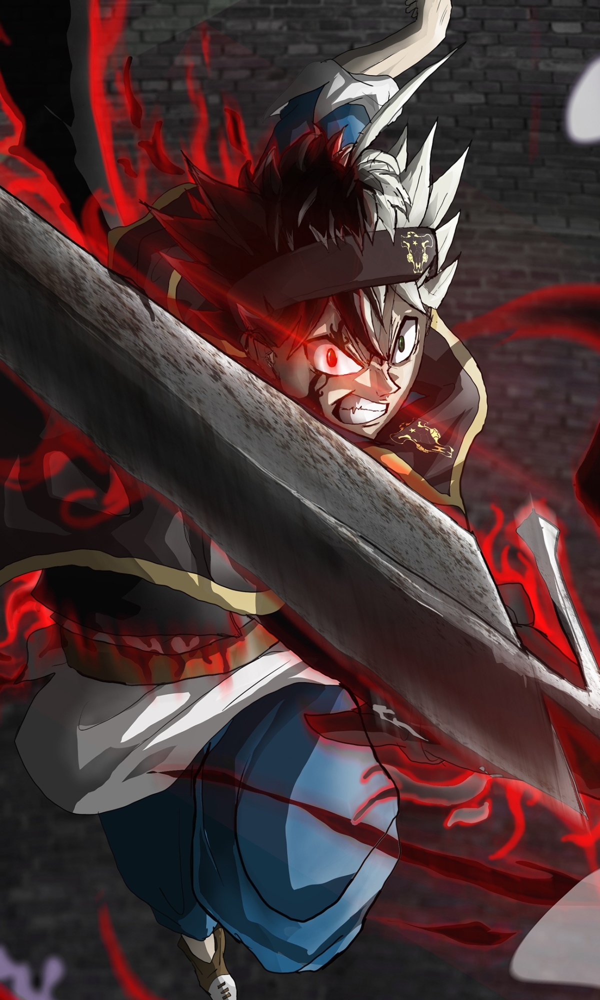 Handy-Wallpaper Animes, Asta (Schwarzklee), Black Clover kostenlos herunterladen.