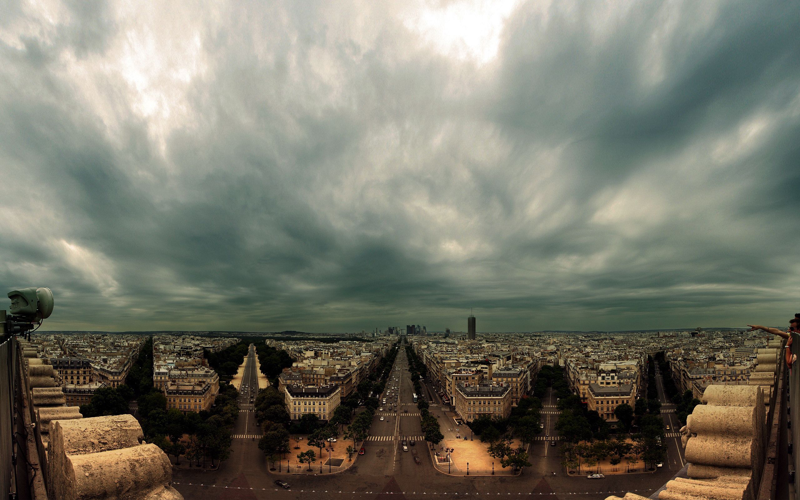 Скачать обои бесплатно Небо, Города, Здание, Париж картинка на рабочий стол ПК