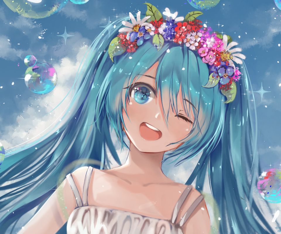 Download mobile wallpaper Anime, Vocaloid, Hatsune Miku for free.