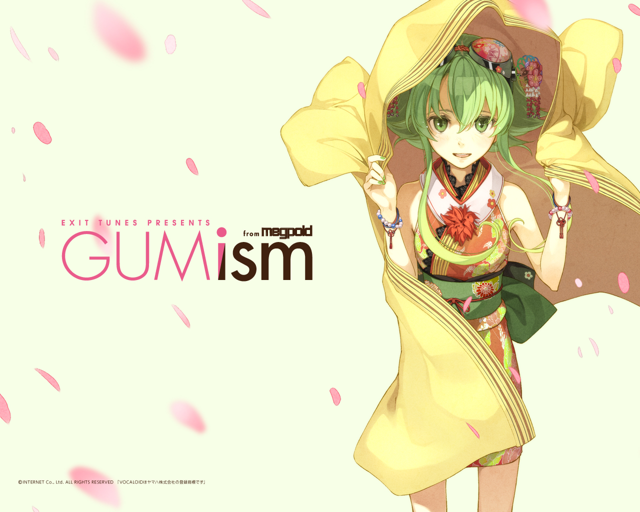 Free download wallpaper Anime, Vocaloid, Oriental, Gumi (Vocaloid) on your PC desktop