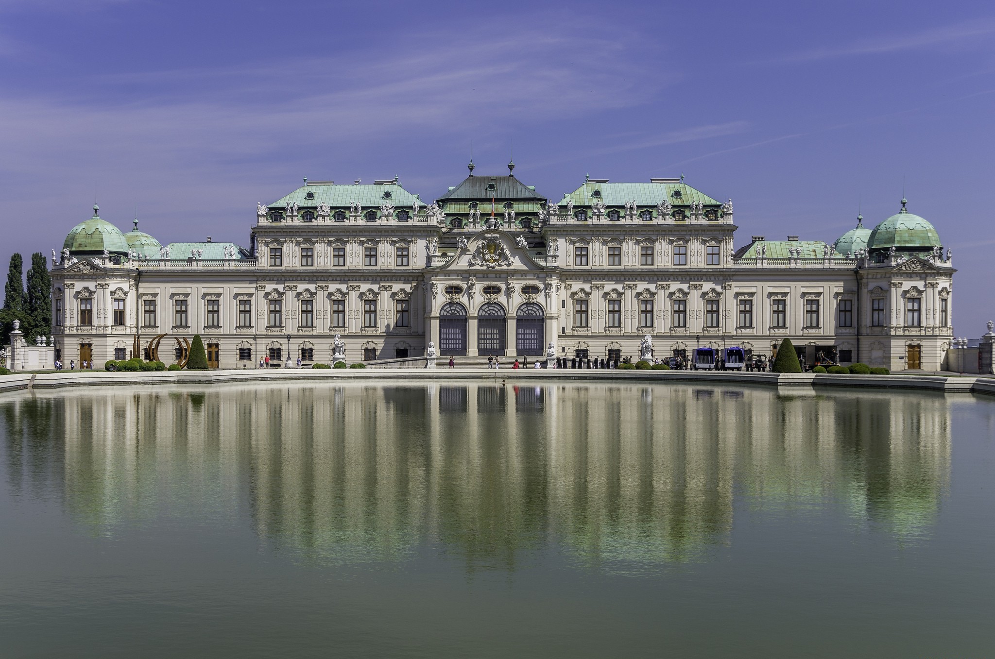 man made, belvedere palace, austria, palace, palaces