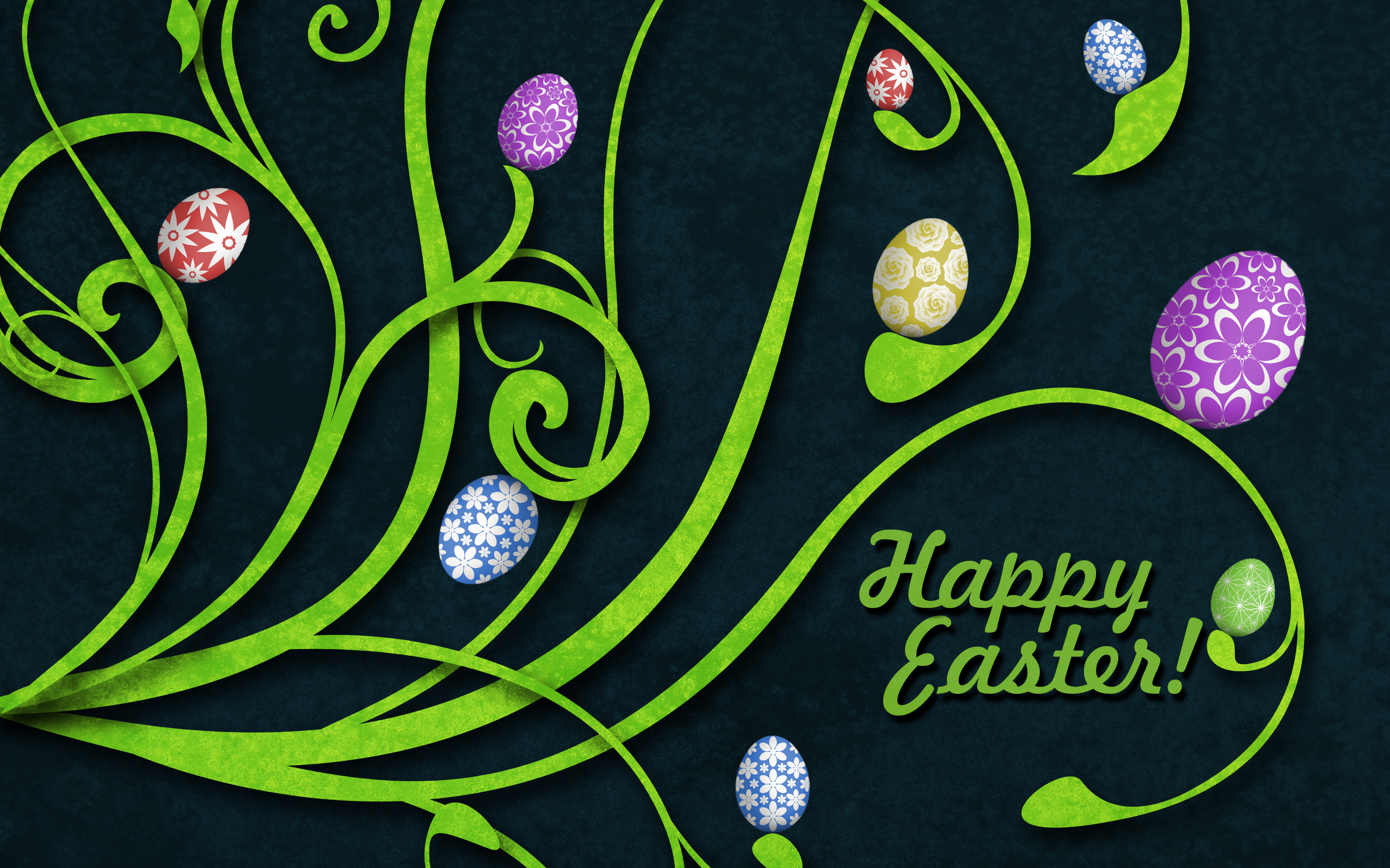 Скачати мобільні шпалери Великдень, Свято, Кольори, Пасхальне Яйце, Щасливого Великодня безкоштовно.