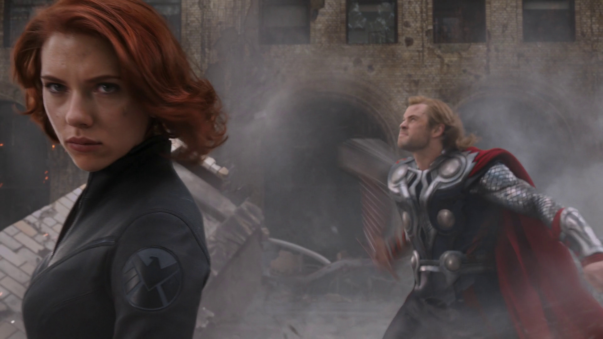 Free download wallpaper Movie, Thor, Black Widow, The Avengers on your PC desktop