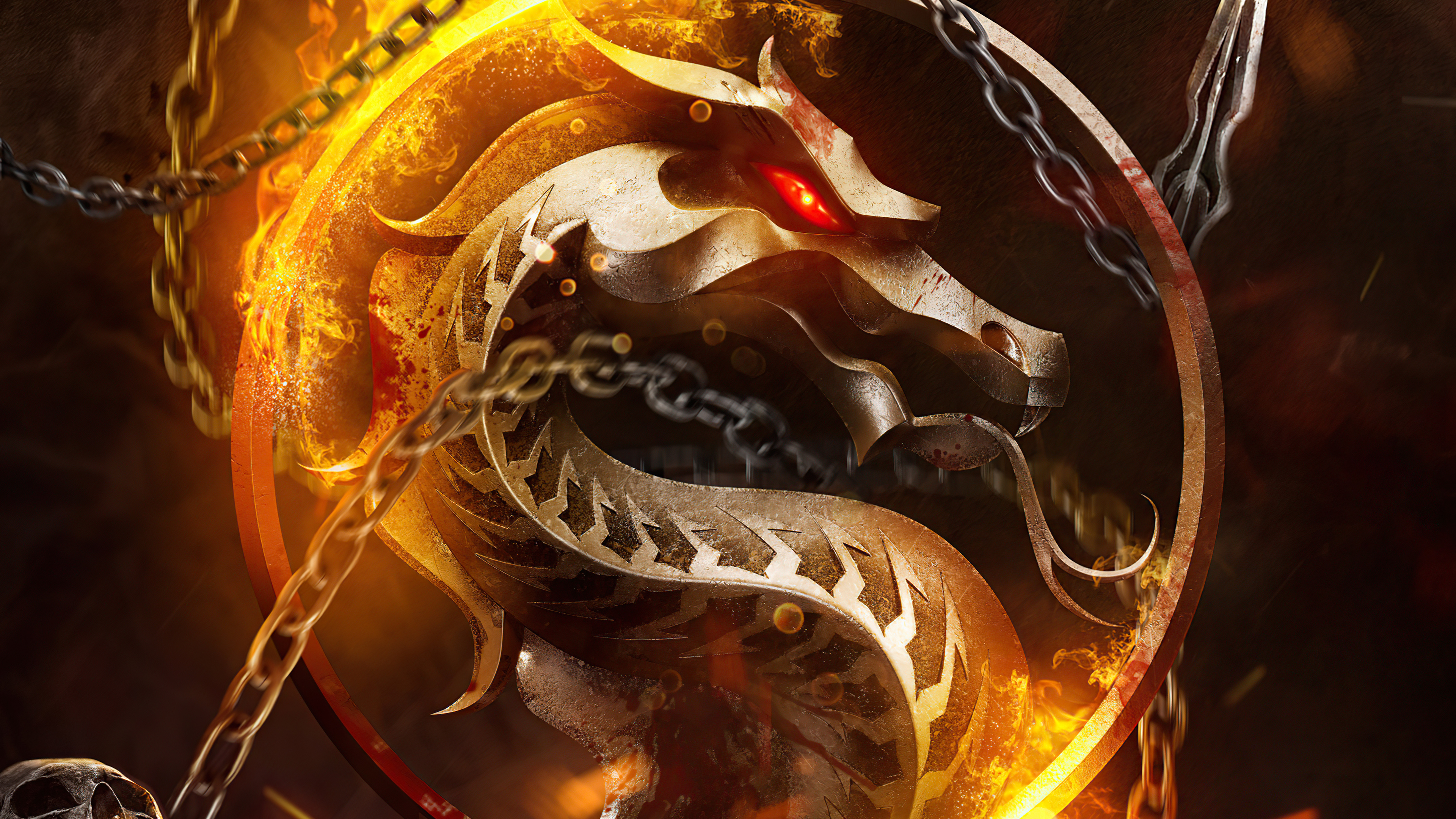Free download wallpaper Mortal Kombat, Logo, Video Game on your PC desktop