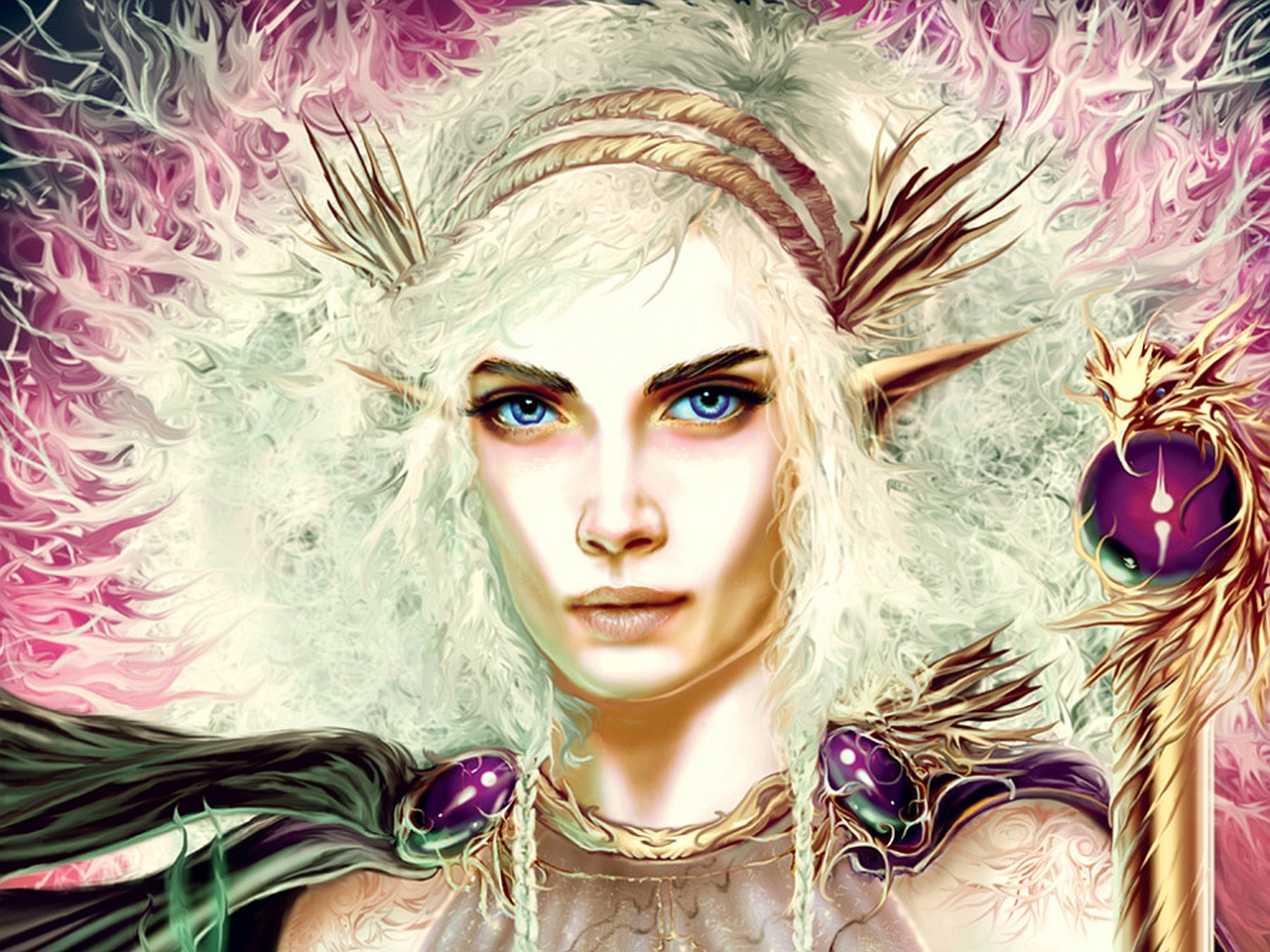 Free download wallpaper Fantasy, Elf on your PC desktop