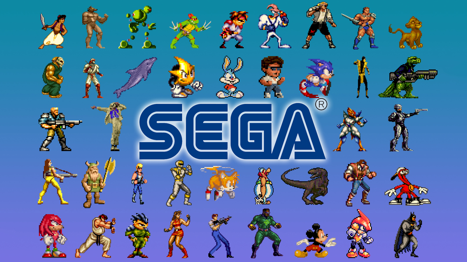 Laden Sie Sega Klassiker HD-Desktop-Hintergründe herunter