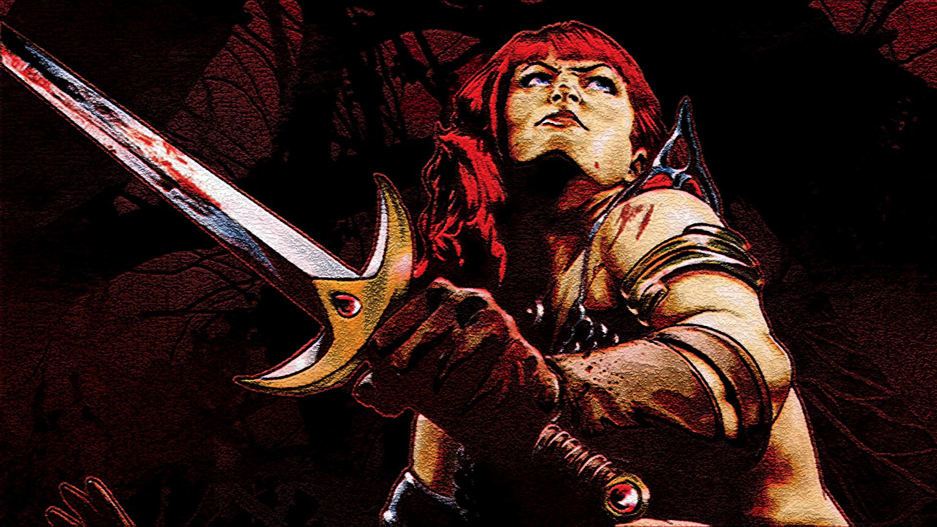 Laden Sie das Comics, Red Sonja-Bild kostenlos auf Ihren PC-Desktop herunter