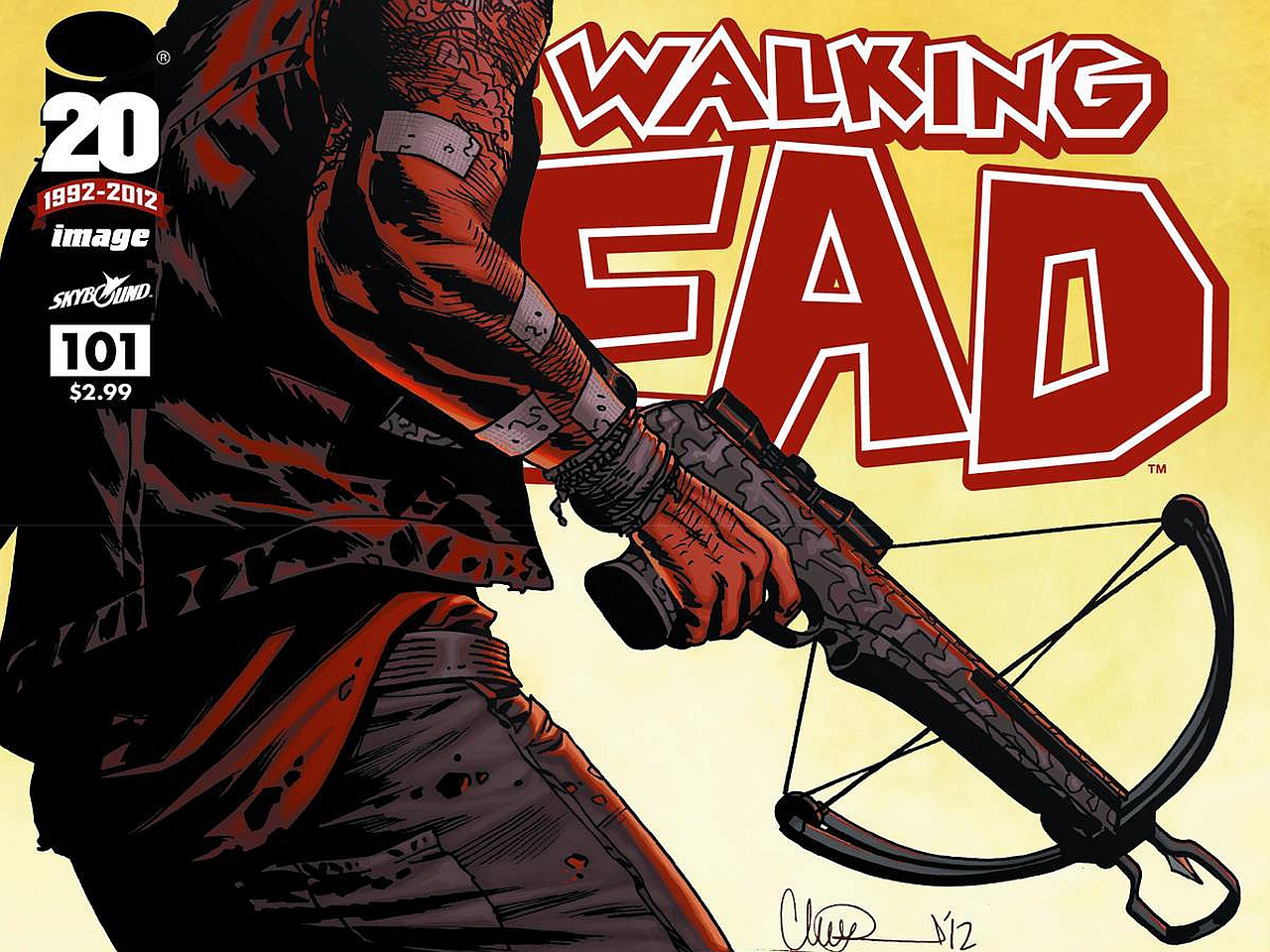 Handy-Wallpaper Comics, The Walking Dead kostenlos herunterladen.