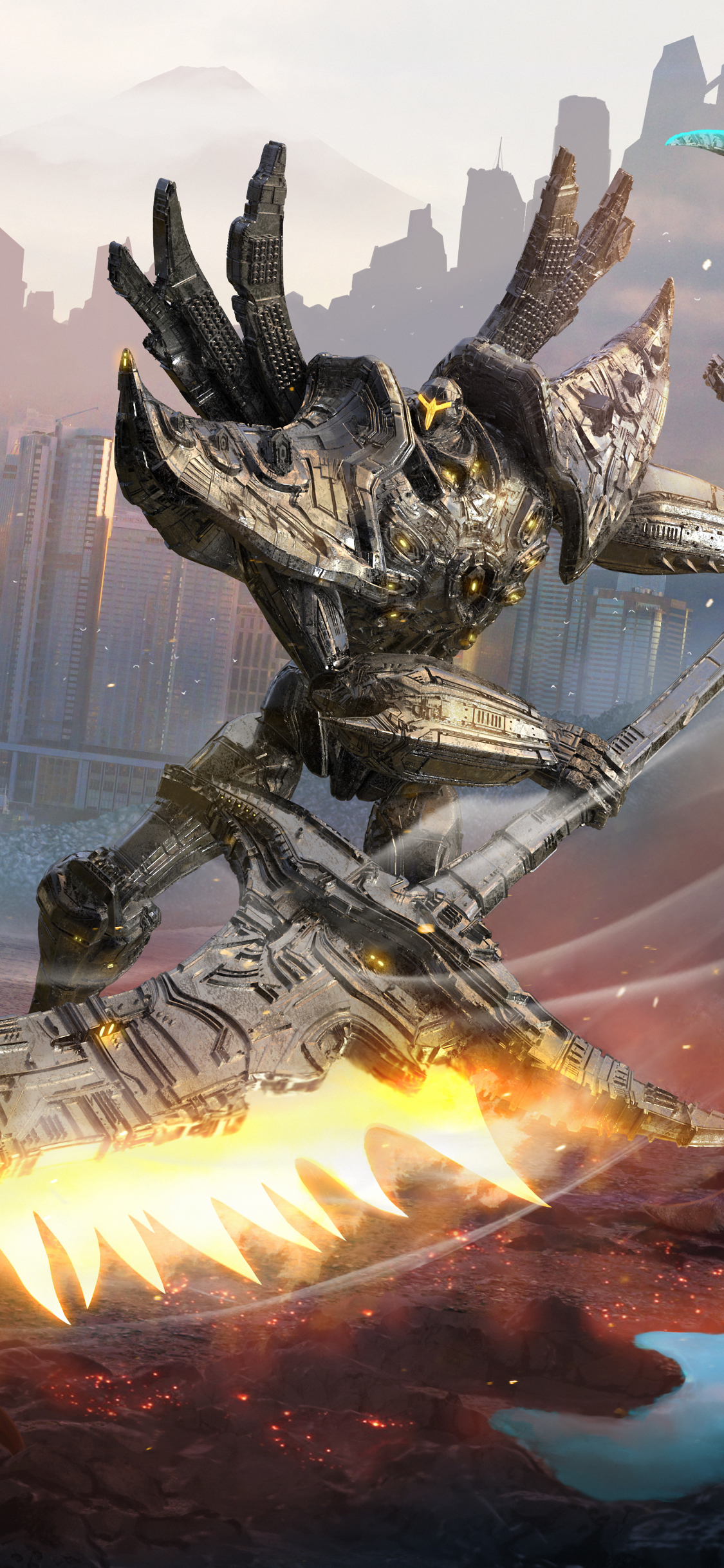 Download mobile wallpaper Weapon, Robot, Sci Fi, Battle for free.