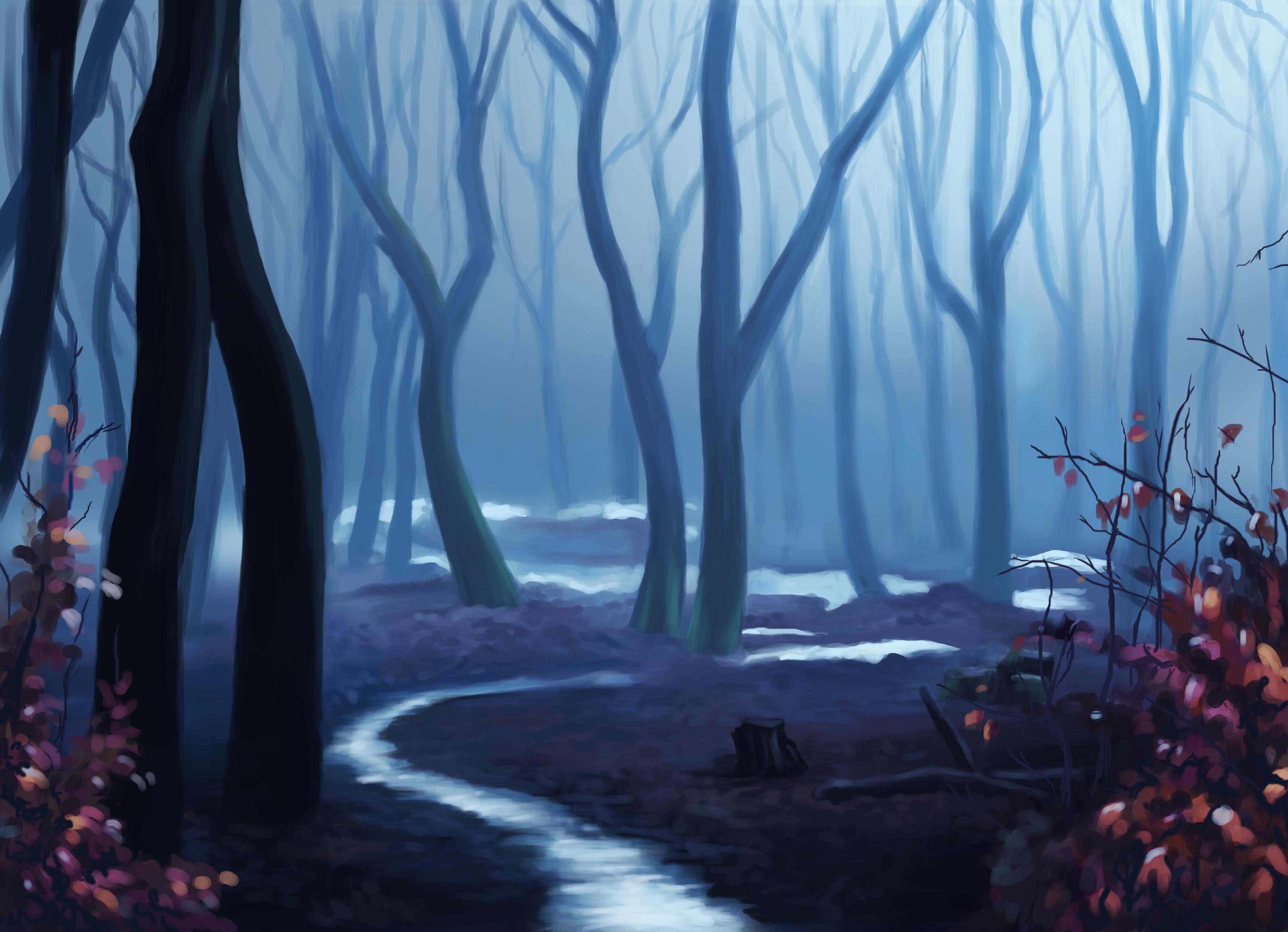 Free download wallpaper Fantasy, Forest on your PC desktop