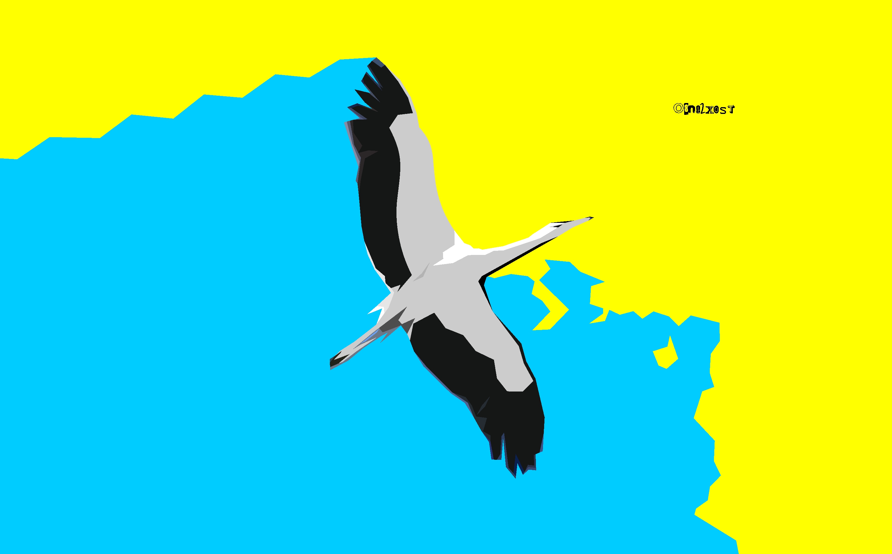 Free download wallpaper Birds, Bird, Animal, Stork, Simple, Minimalist on your PC desktop