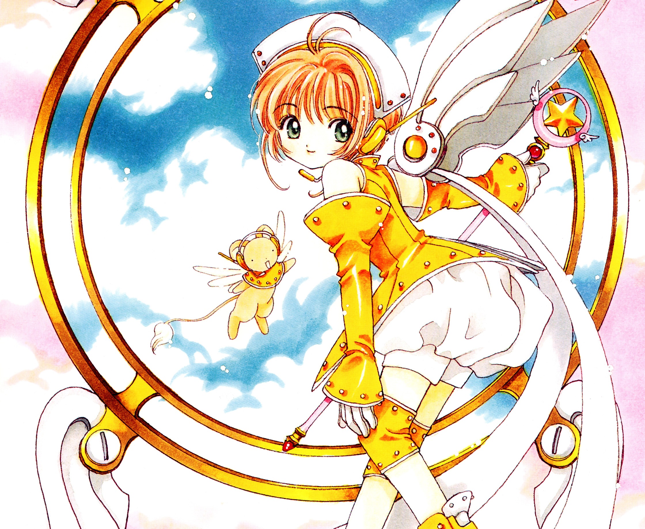 Download mobile wallpaper Anime, Cardcaptor Sakura, Sakura Kinomoto, Keroberos (Card Captor Sakura) for free.