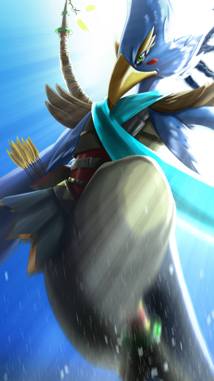 Handy-Wallpaper Computerspiele, Zelda, The Legend Of Zelda: Breath Of The Wild, Revali (Die Legende Von Zelda) kostenlos herunterladen.