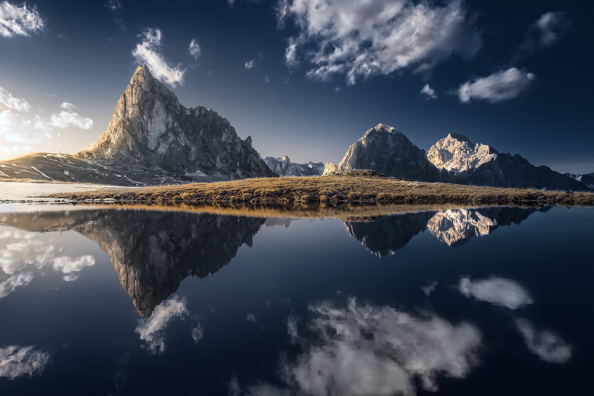 Free download wallpaper Nature, Mountain, Peak, Lake, Reflection, Earth on your PC desktop