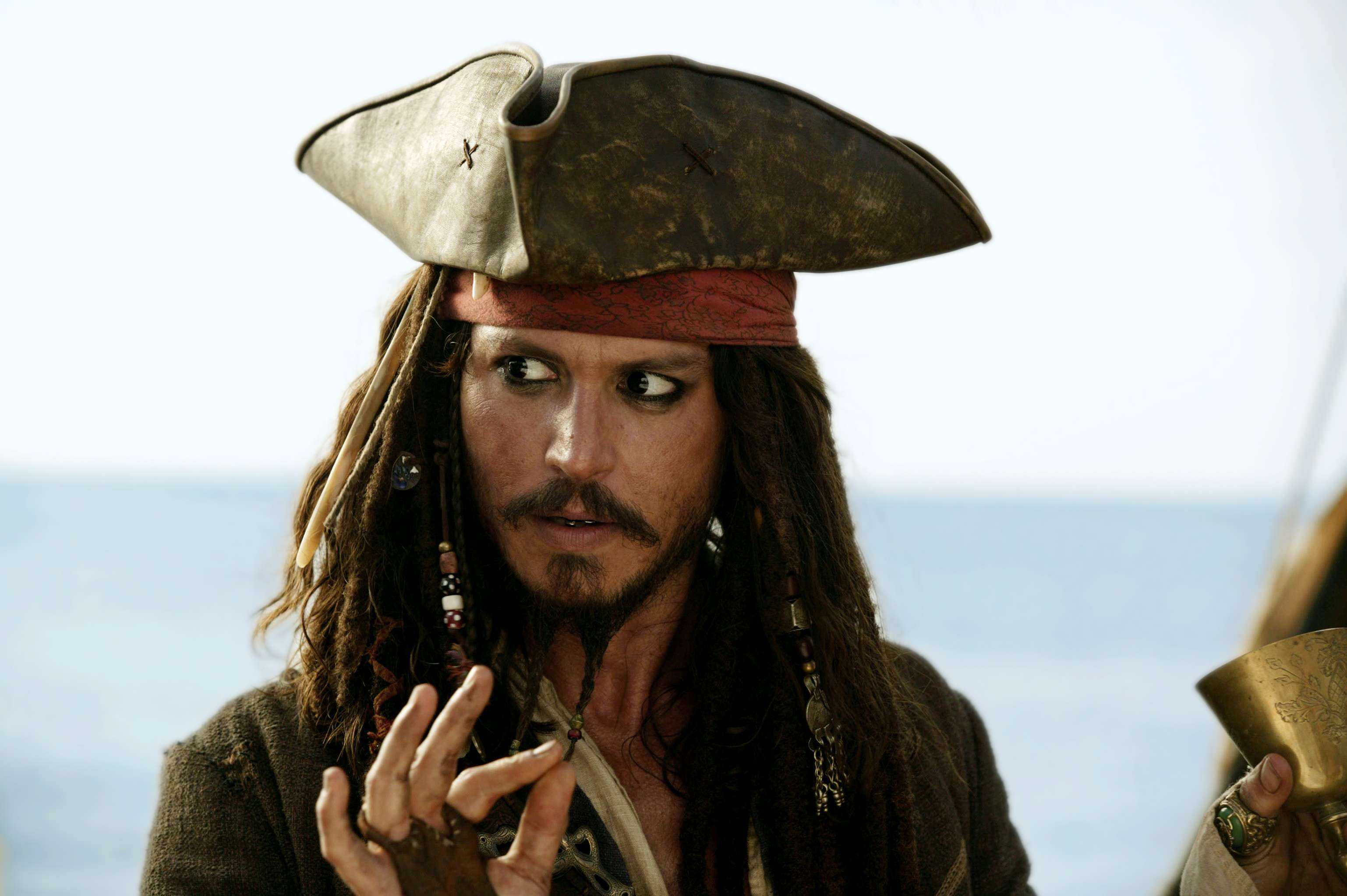 jack sparrow, pirates of the caribbean, movie, pirates of the caribbean: dead man's chest, johnny depp, pirate