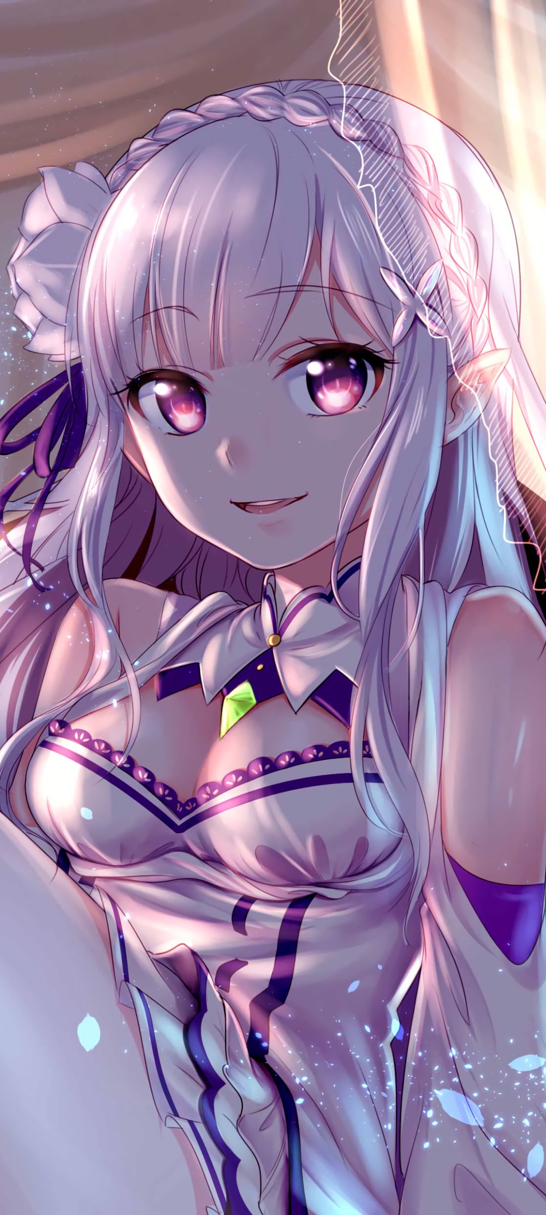 Handy-Wallpaper Animes, Emilia (Re: Zero), Re:zero Das Leben In Einer Anderen Welt Beginnen kostenlos herunterladen.